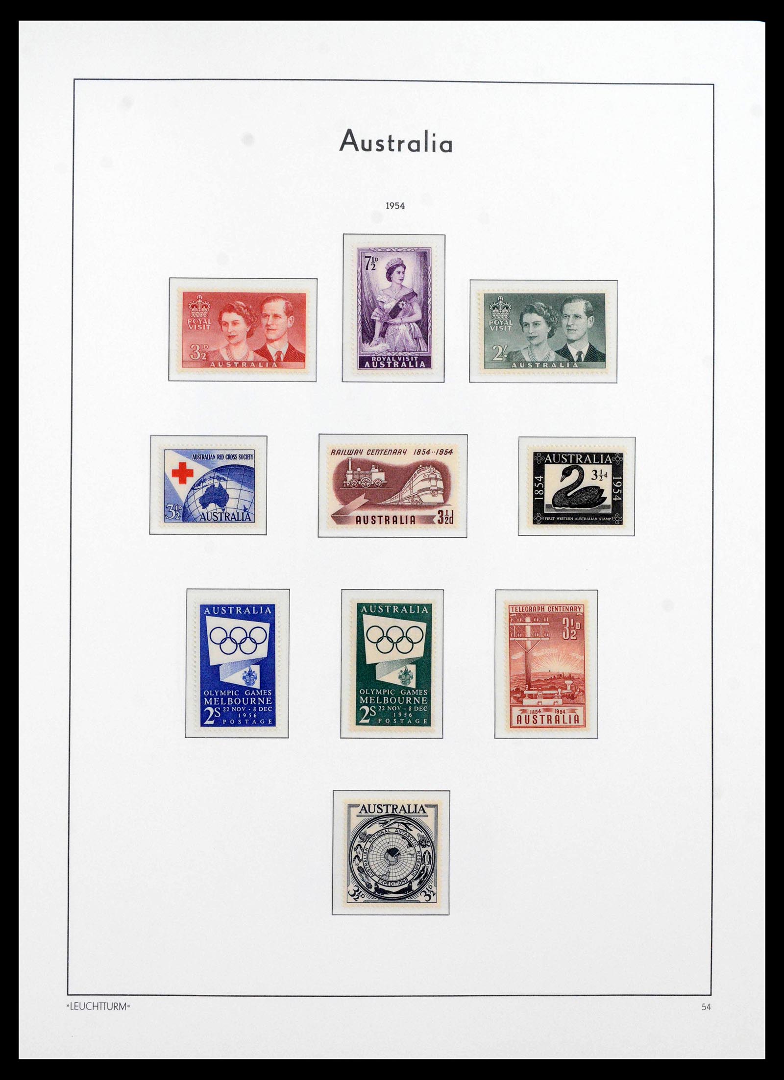 39186 0015 - Postzegelverzameling 39186 Australië 1913-2012.
