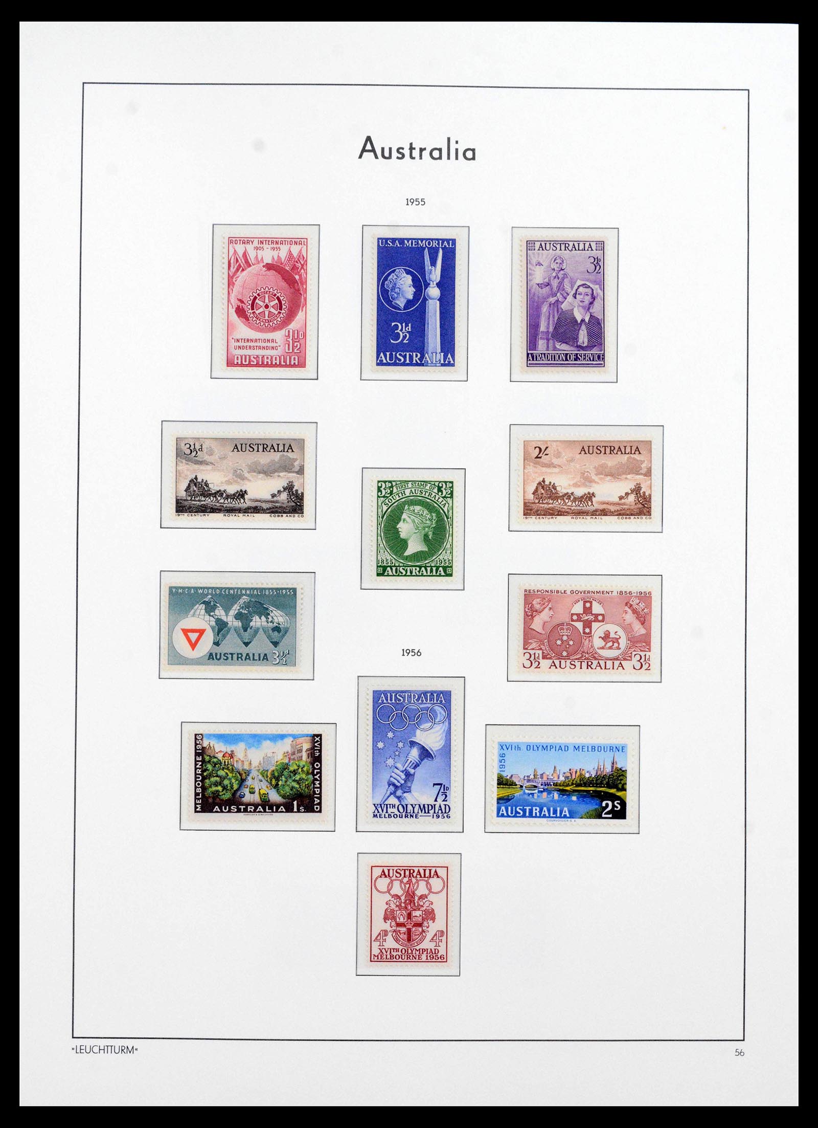 39186 0017 - Postzegelverzameling 39186 Australië 1913-2012.