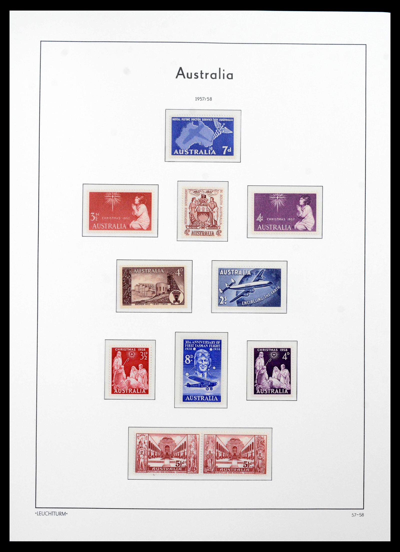 39186 0018 - Postzegelverzameling 39186 Australië 1913-2012.