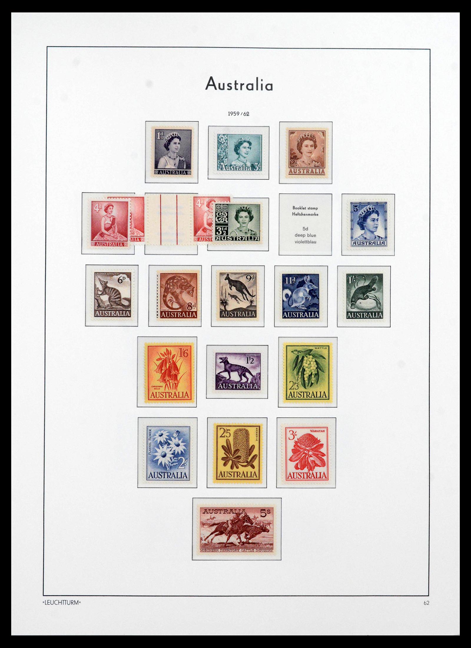 39186 0020 - Postzegelverzameling 39186 Australië 1913-2012.