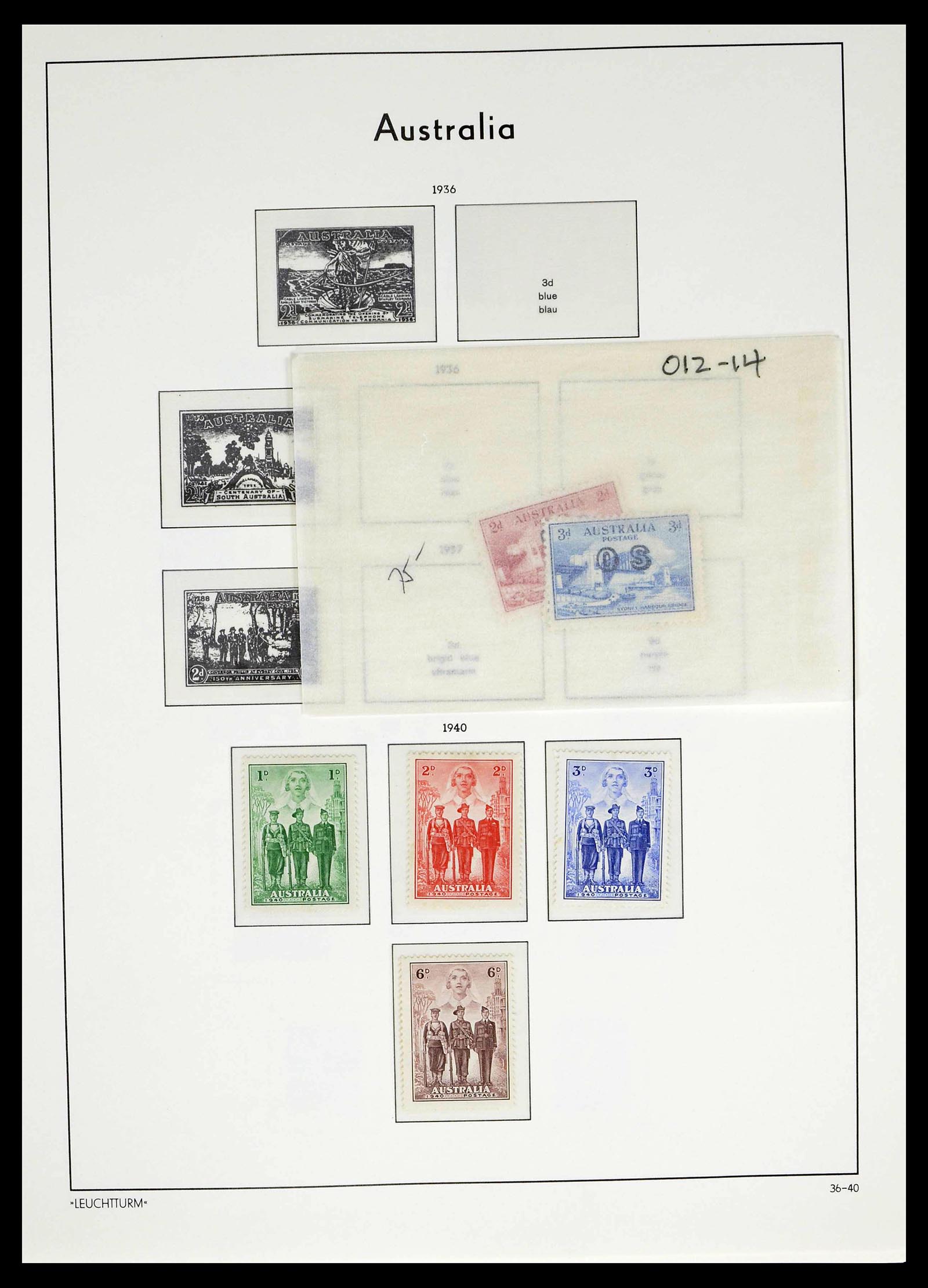 39187 0003 - Postzegelverzameling 39187 Engeland en koloniën postfris 1929-1995.