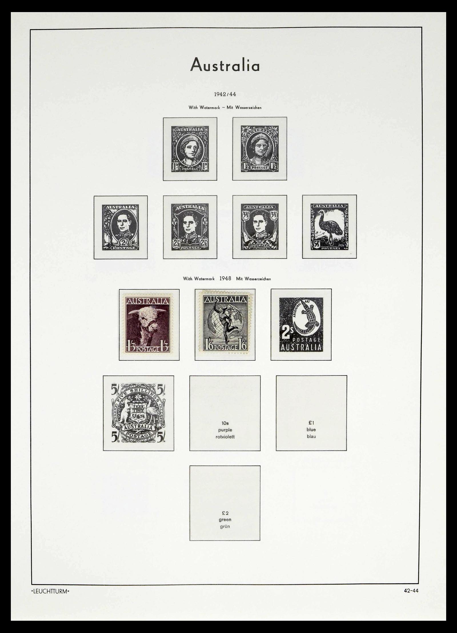 39187 0004 - Stamp collection 39187 Great Britain and colonies MNH 1929-1995.