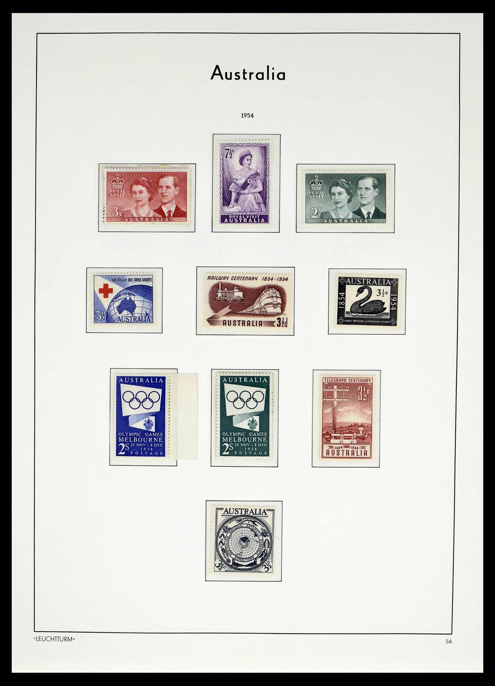 39187 0009 - Postzegelverzameling 39187 Engeland en koloniën postfris 1929-1995.