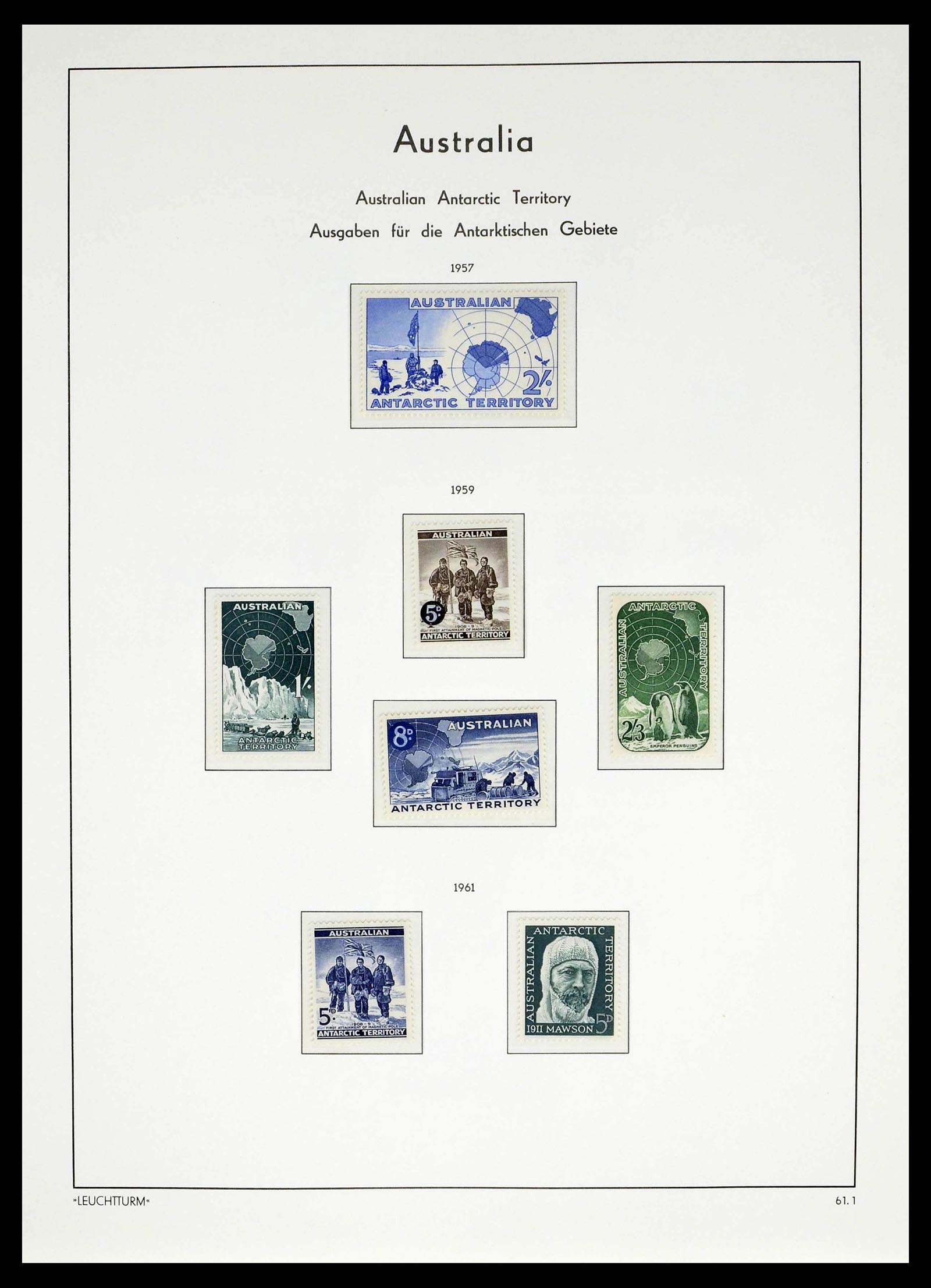 39187 0014 - Postzegelverzameling 39187 Engeland en koloniën postfris 1929-1995.