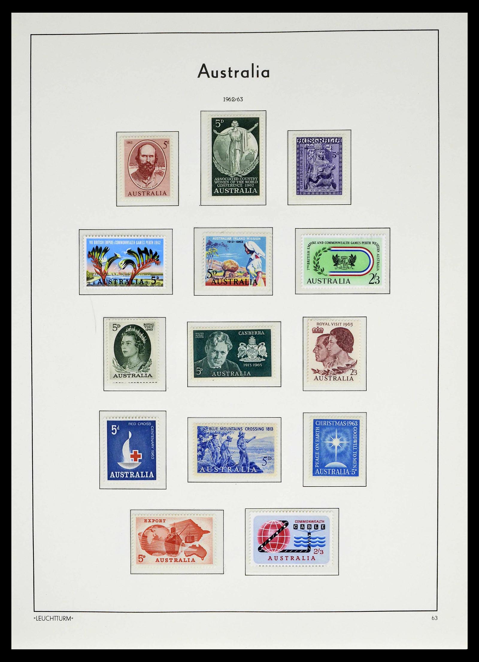 39187 0016 - Postzegelverzameling 39187 Engeland en koloniën postfris 1929-1995.
