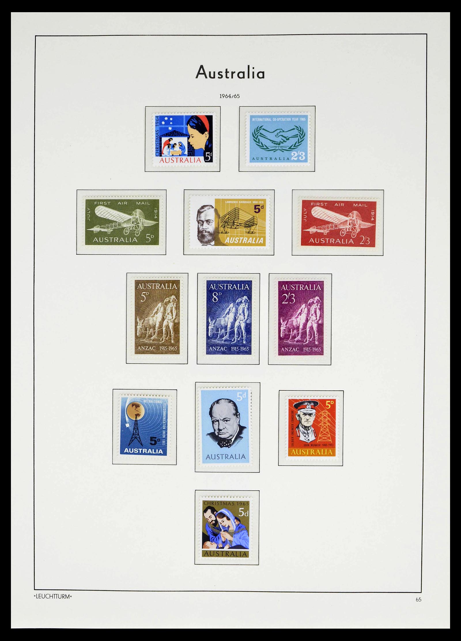 39187 0018 - Postzegelverzameling 39187 Engeland en koloniën postfris 1929-1995.