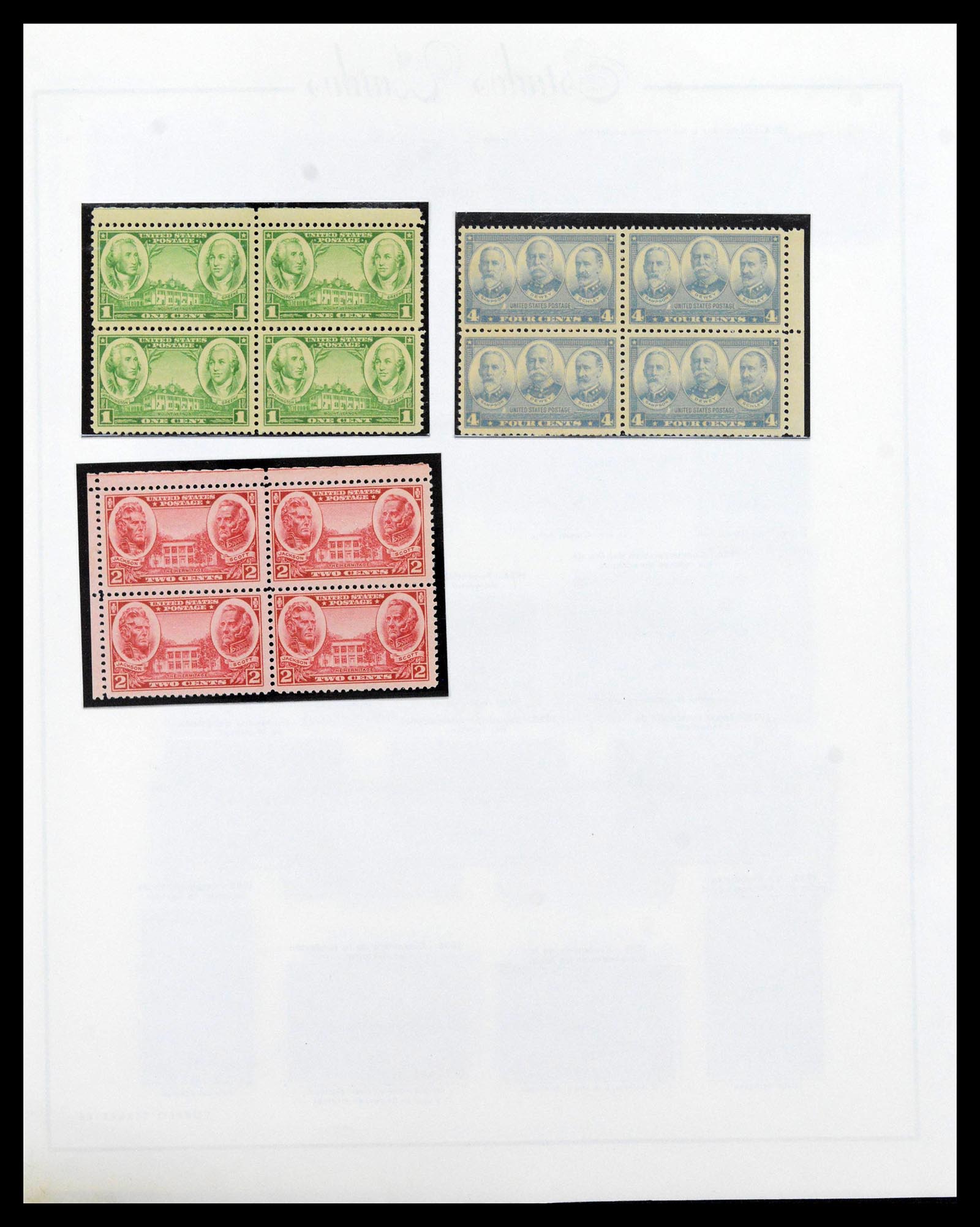 39190 0019 - Postzegelverzameling 39190 USA 1851-1975.