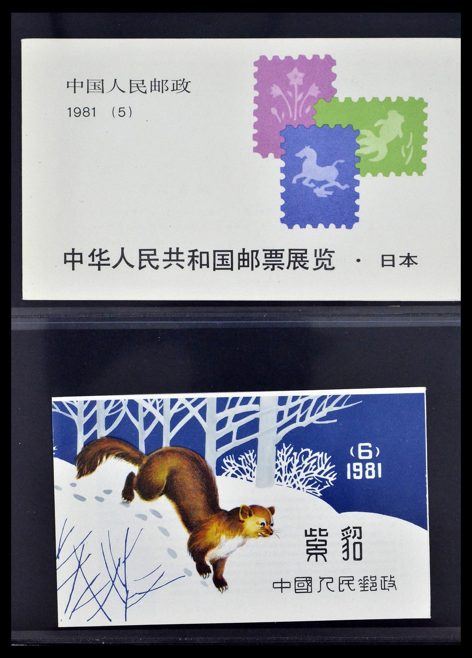 39191 0003 - Postzegelverzameling 39191 China postzegelboekjes 1980-1991.
