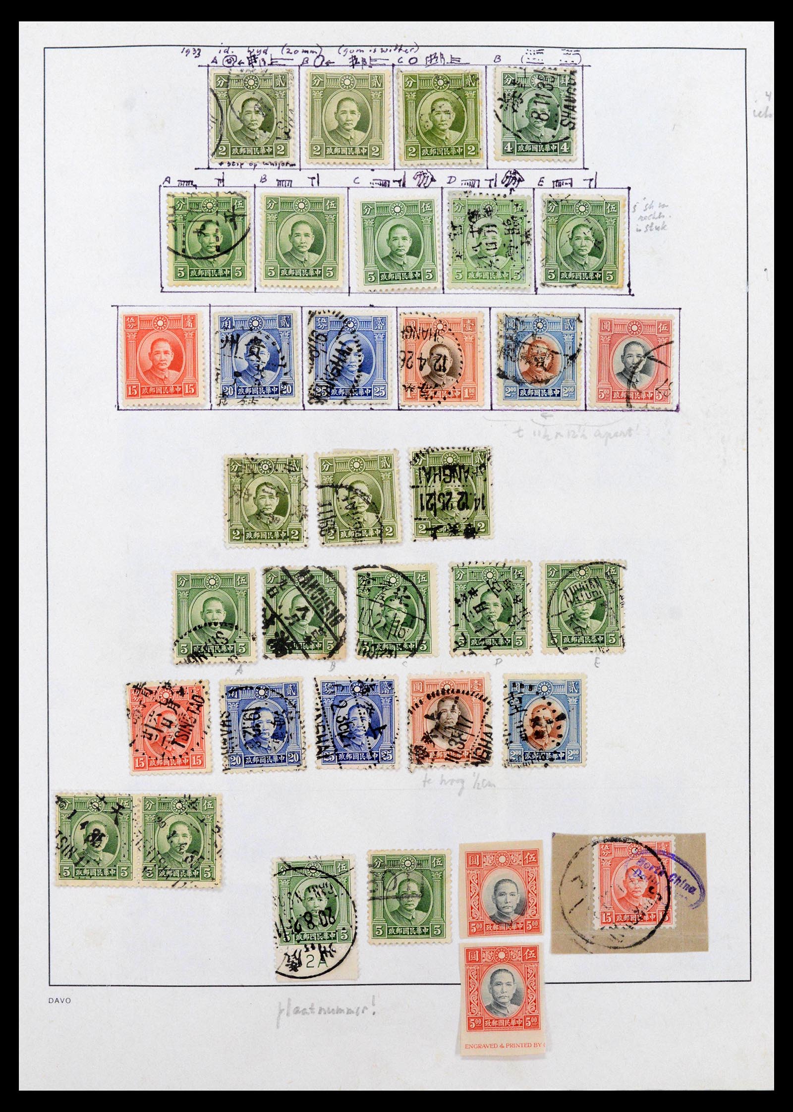39192 0003 - Stamp collection 39192 China 1904-1949.