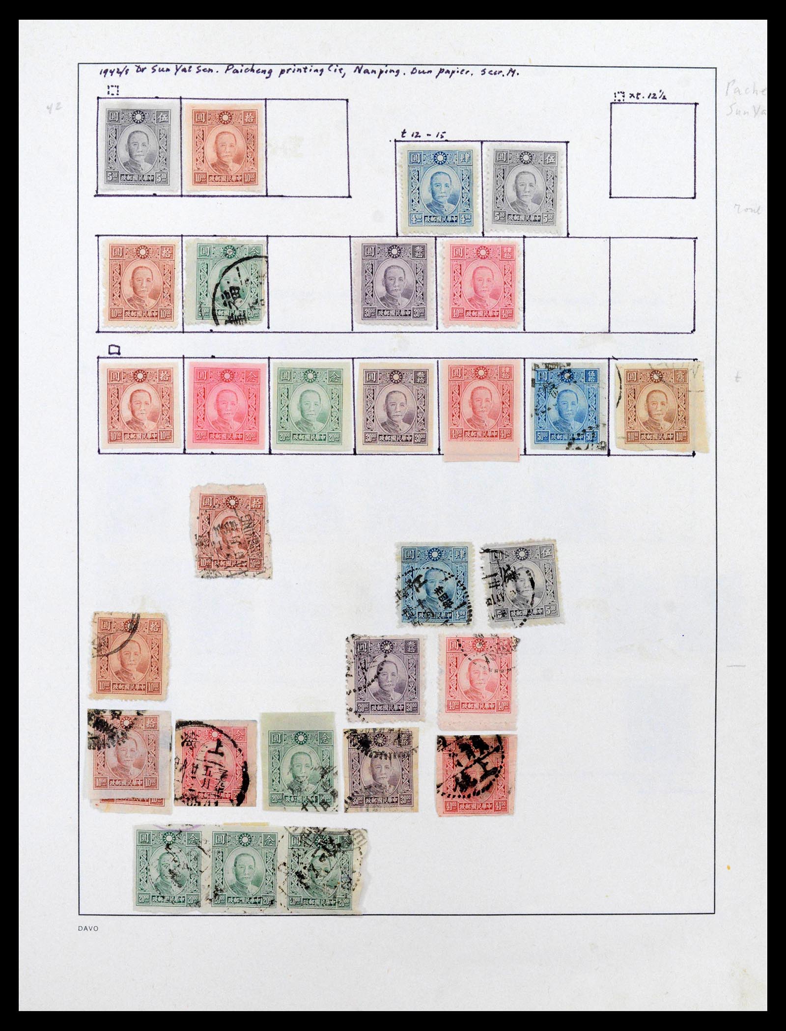 39192 0020 - Stamp collection 39192 China 1904-1949.
