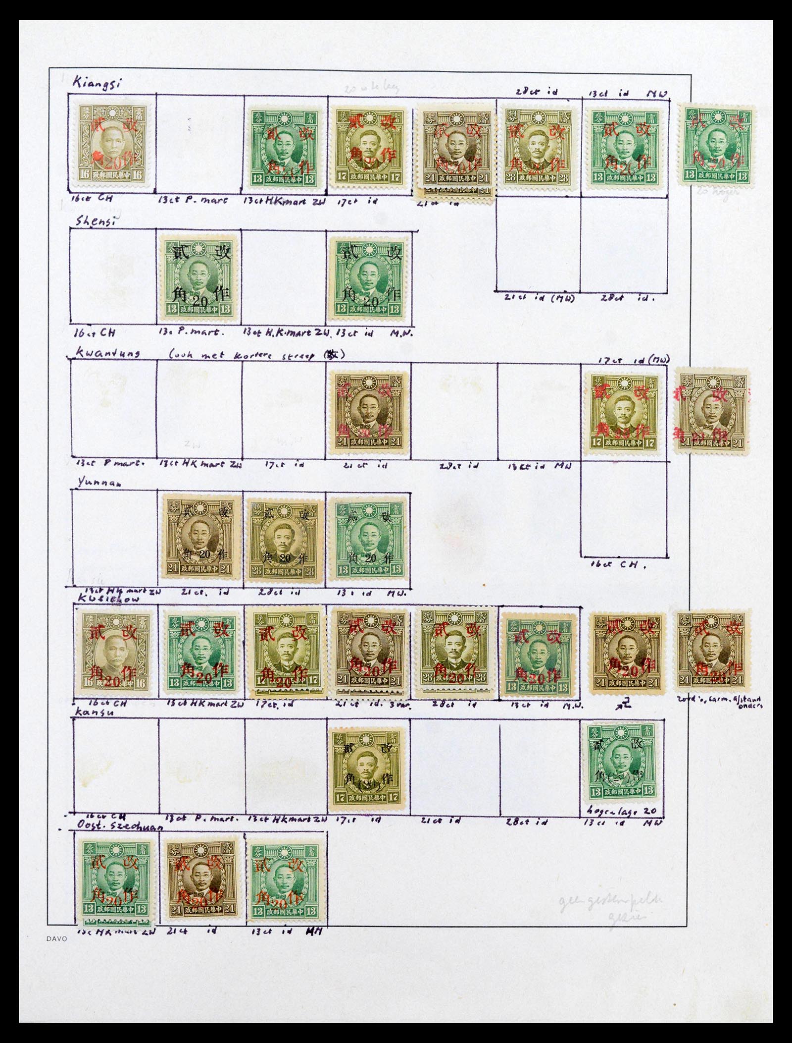 39192 0024 - Postzegelverzameling 39192 China 1904-1949.