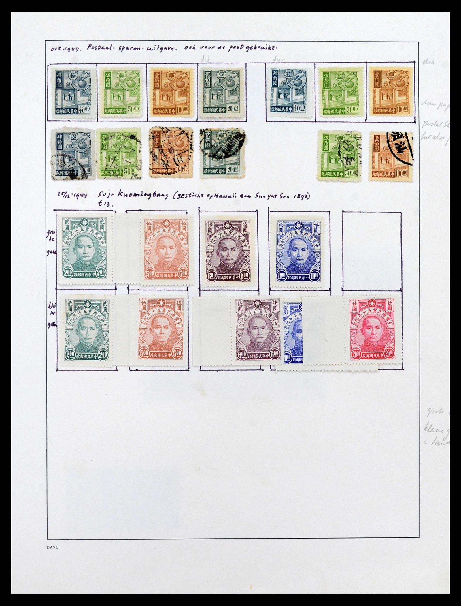 39192 0026 - Postzegelverzameling 39192 China 1904-1949.