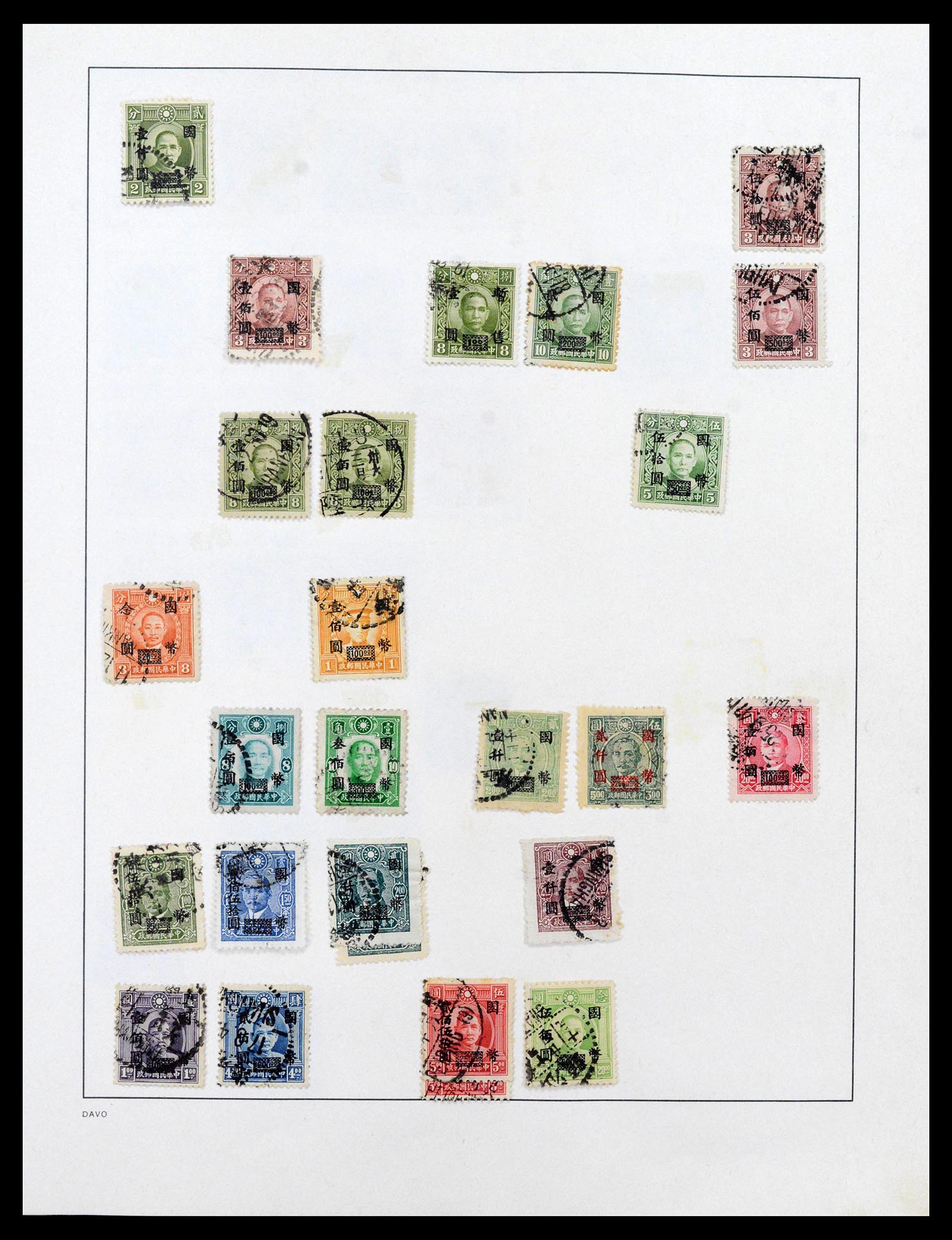 39192 0033 - Postzegelverzameling 39192 China 1904-1949.