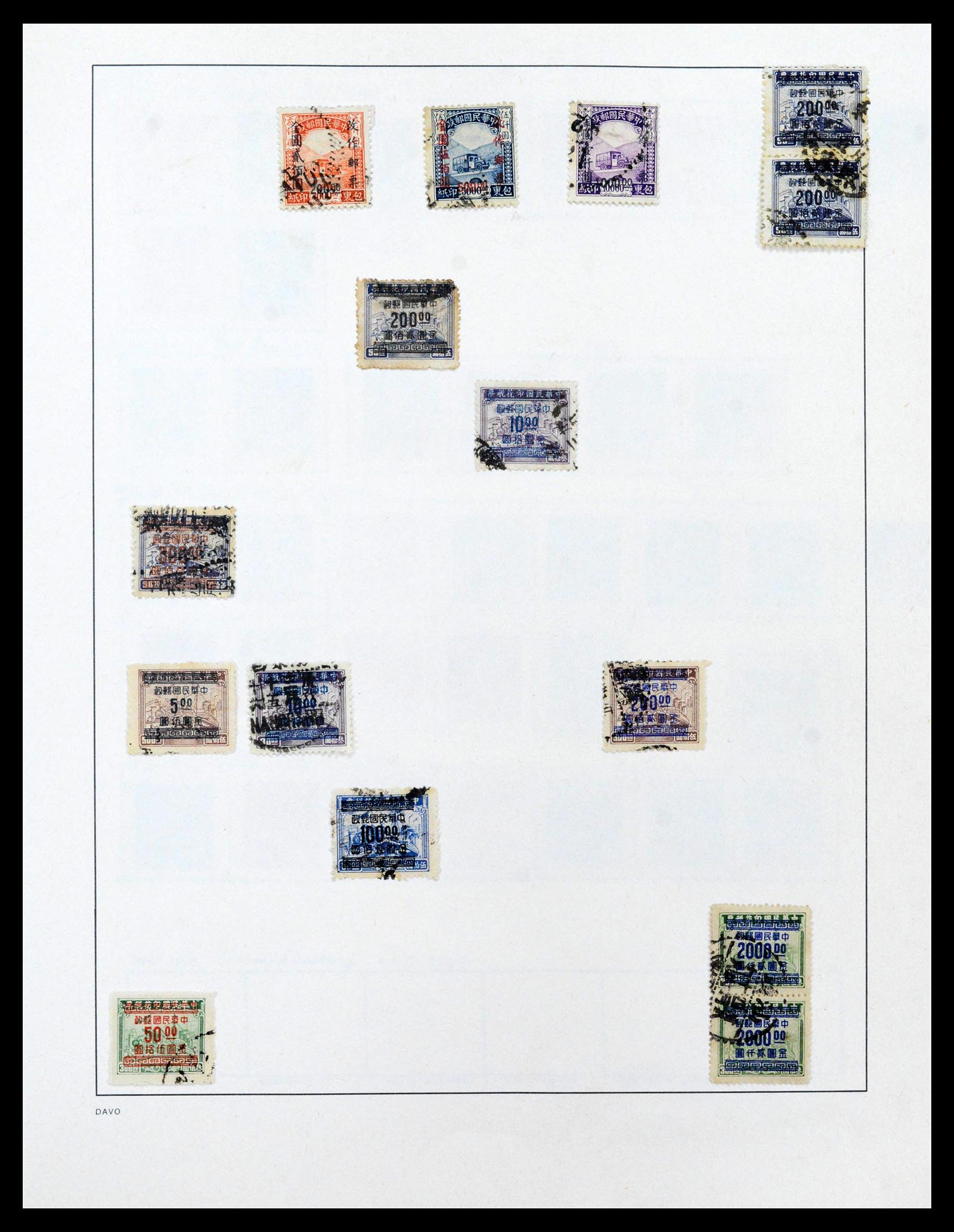 39192 0051 - Postzegelverzameling 39192 China 1904-1949.