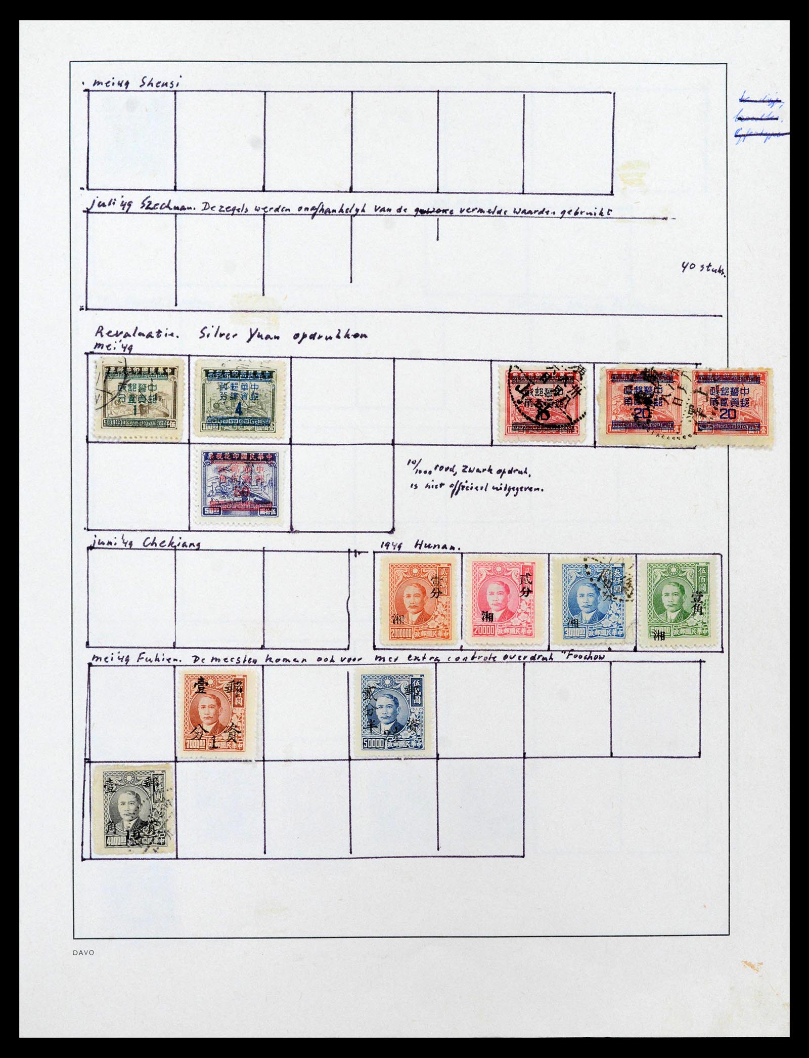 39192 0055 - Postzegelverzameling 39192 China 1904-1949.