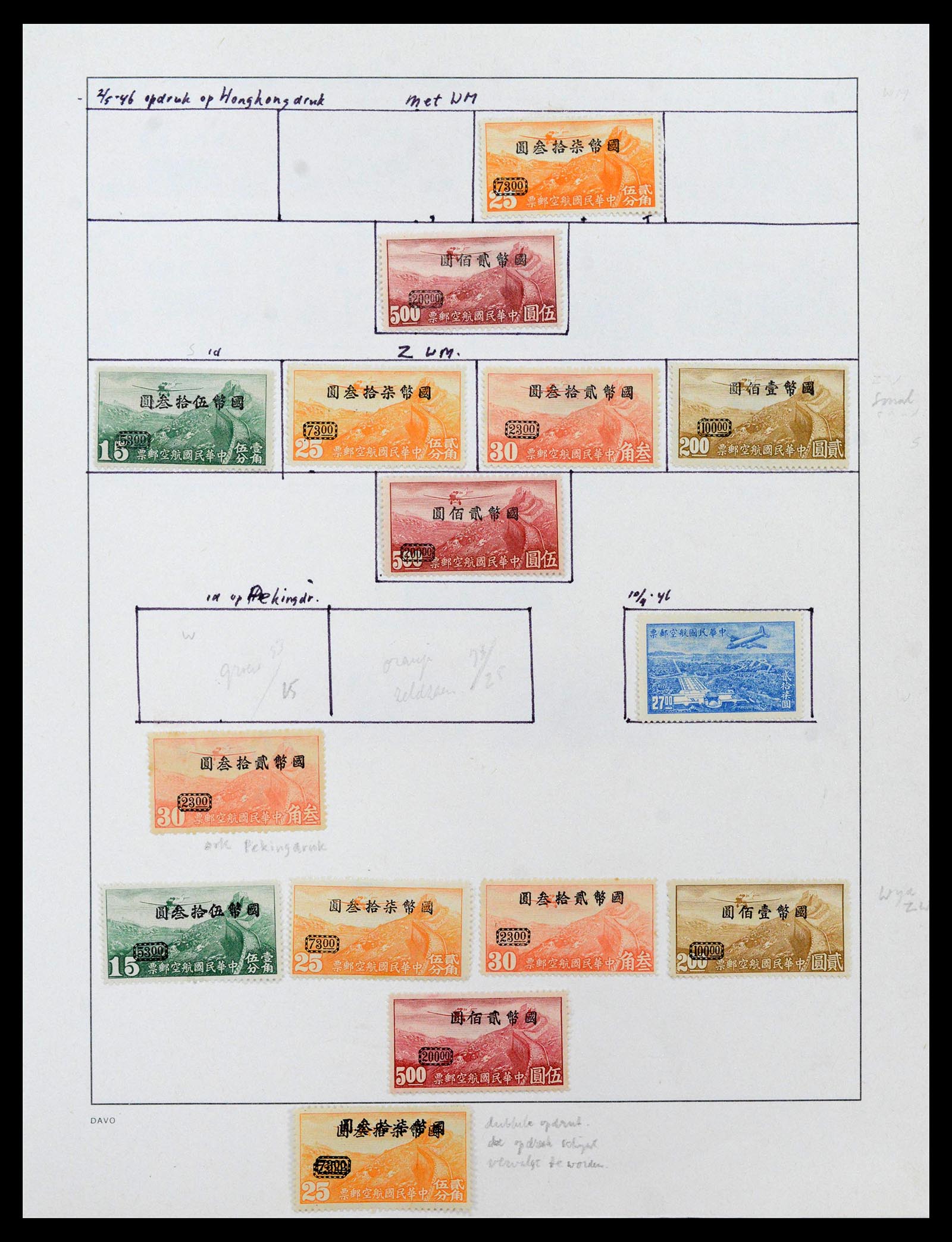 39192 0063 - Postzegelverzameling 39192 China 1904-1949.