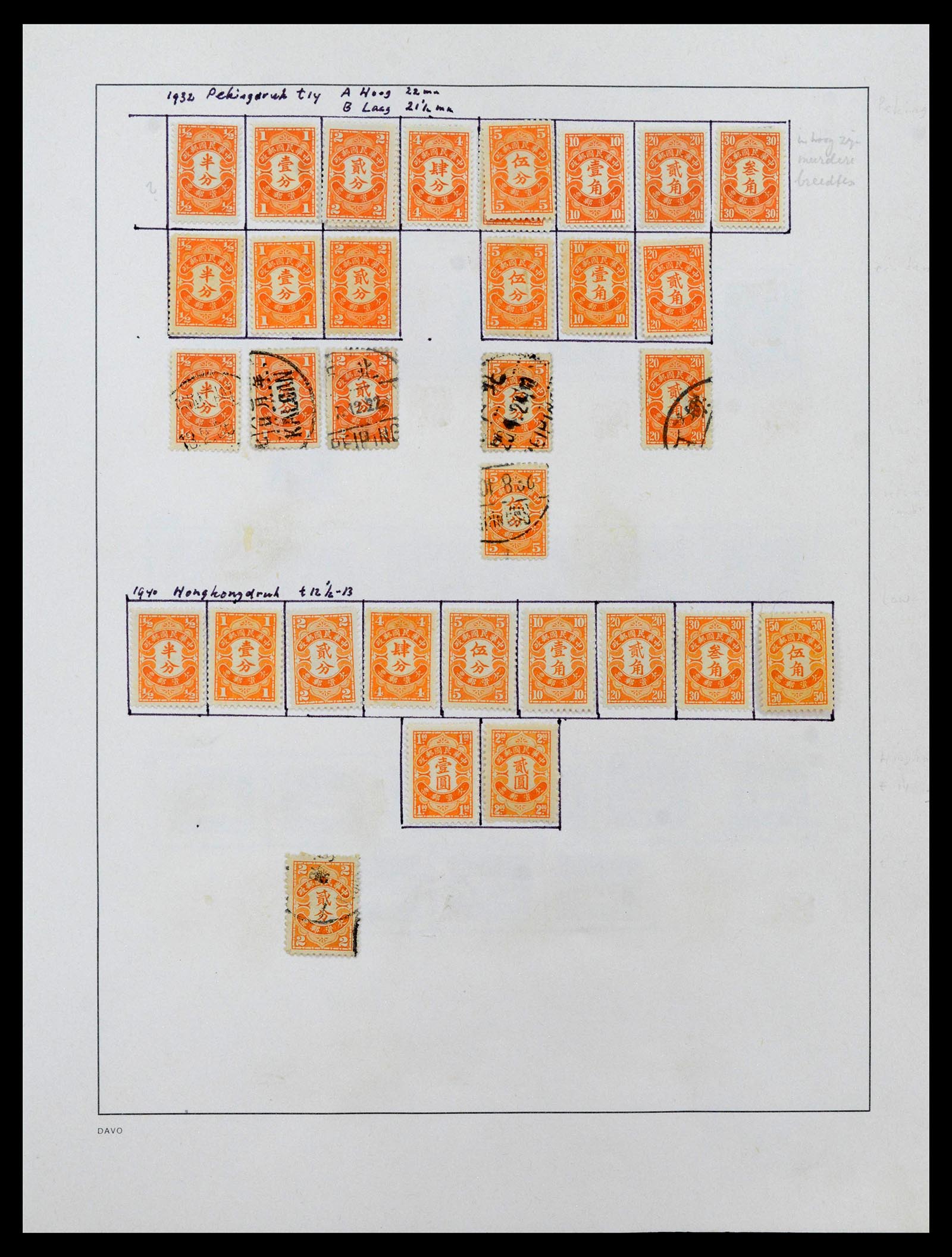 39192 0067 - Postzegelverzameling 39192 China 1904-1949.