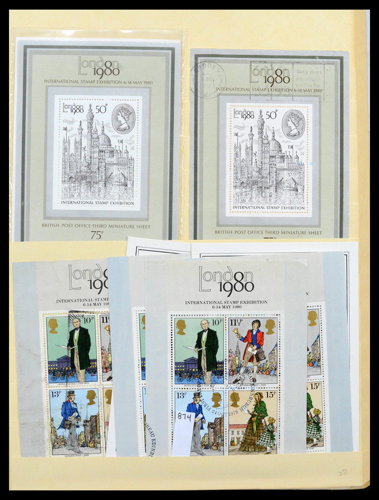 39194 0002 - Postzegelverzameling 39194 Engeland en Kanaaleilanden 1935-2013.