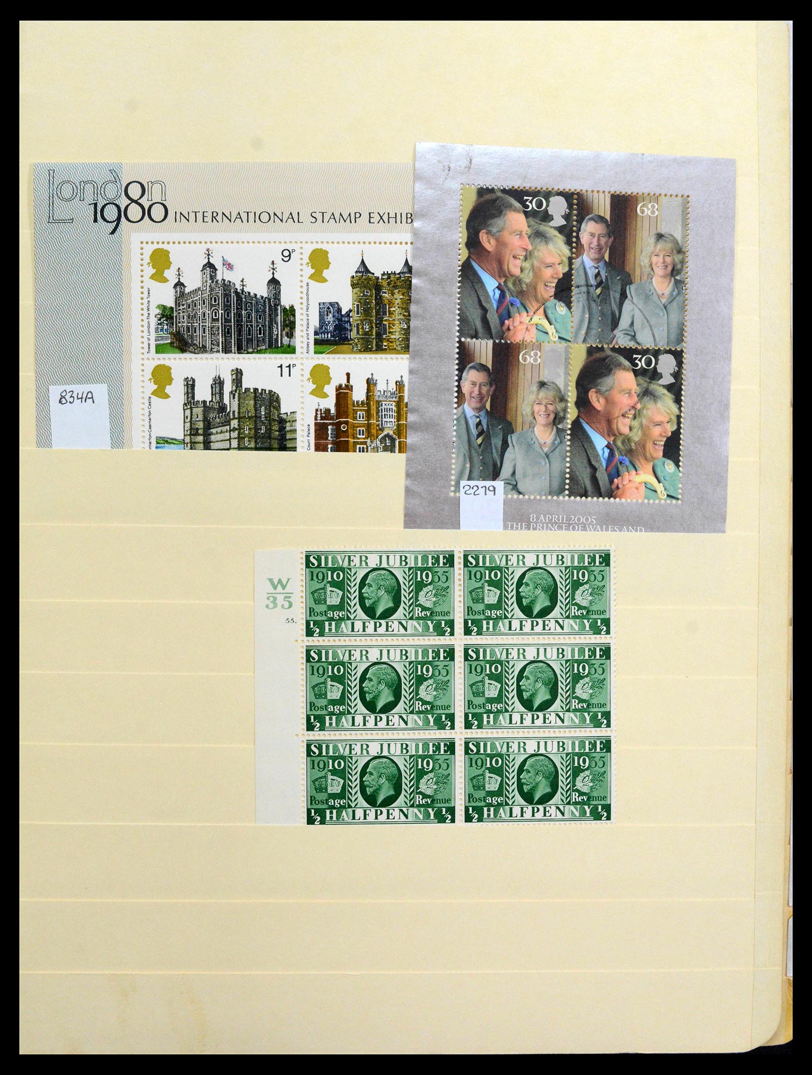 39194 0003 - Postzegelverzameling 39194 Engeland en Kanaaleilanden 1935-2013.