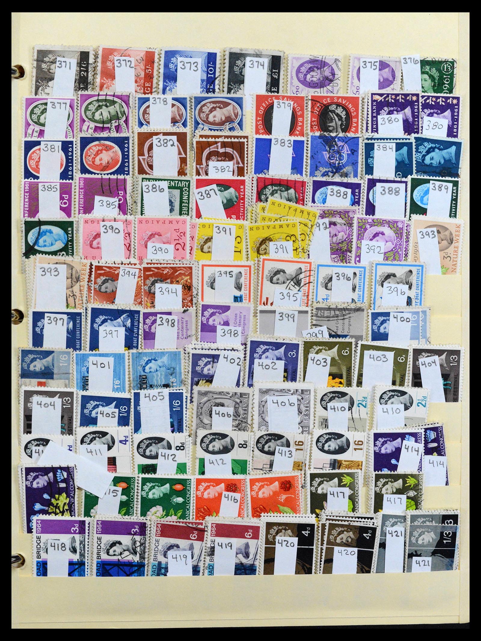 39194 0005 - Postzegelverzameling 39194 Engeland en Kanaaleilanden 1935-2013.