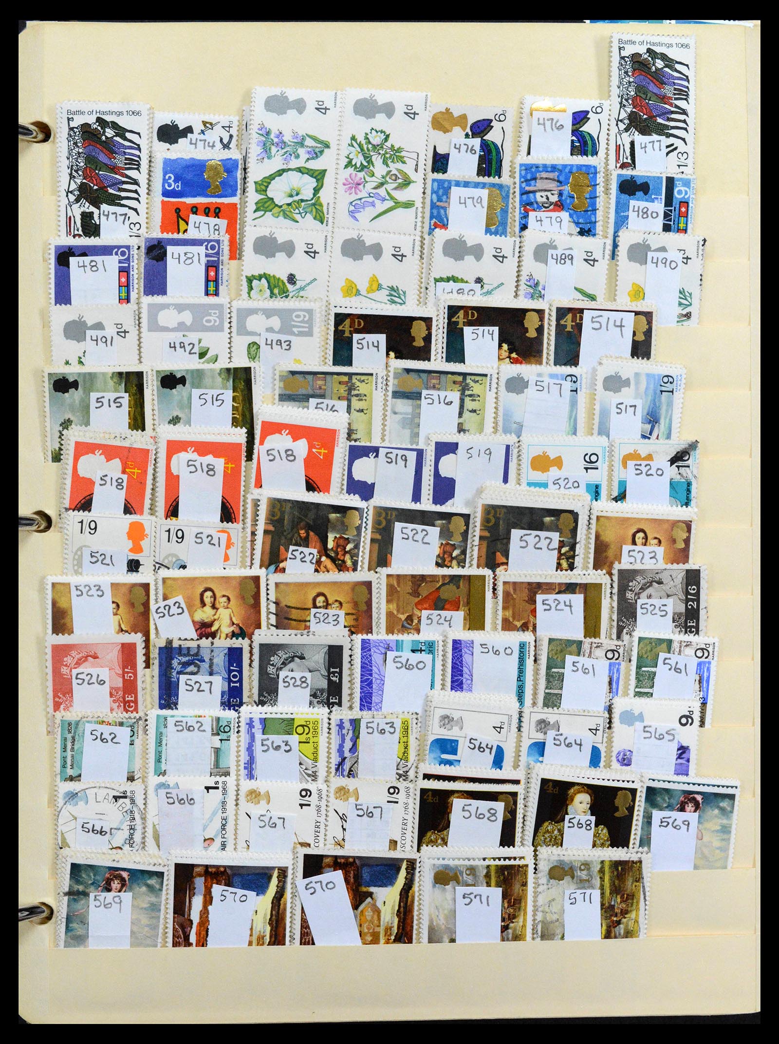 39194 0007 - Postzegelverzameling 39194 Engeland en Kanaaleilanden 1935-2013.