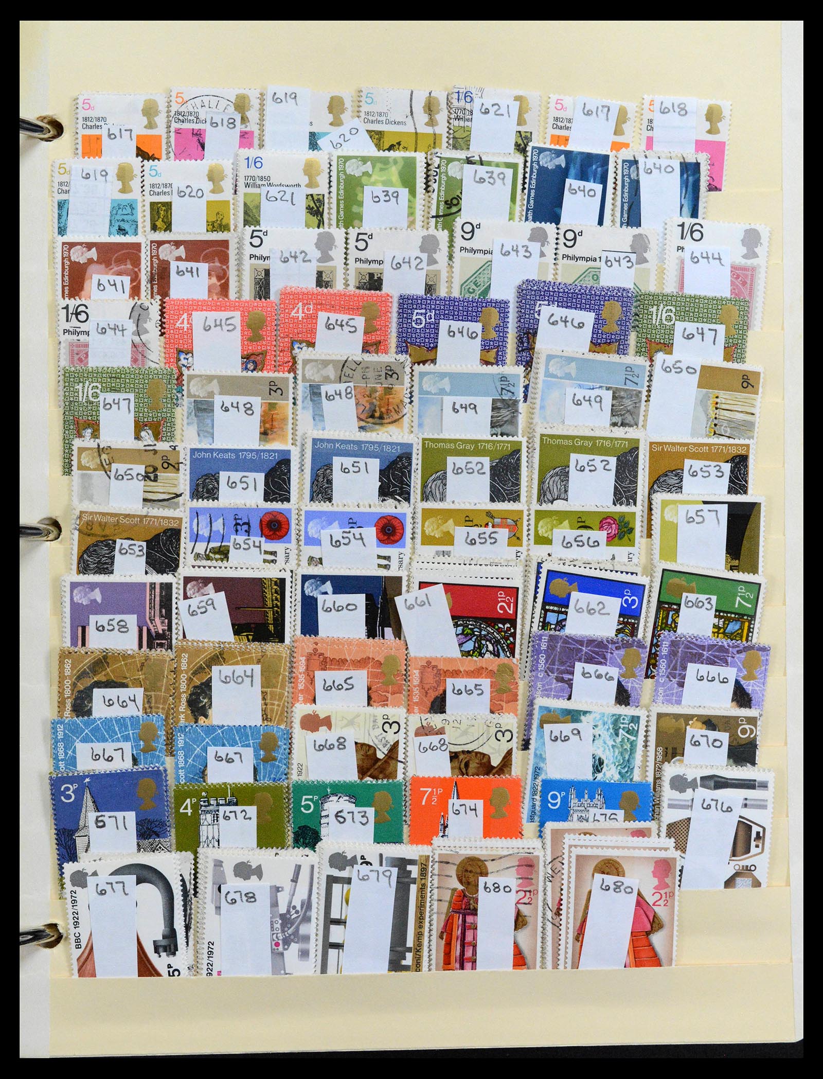 39194 0009 - Postzegelverzameling 39194 Engeland en Kanaaleilanden 1935-2013.