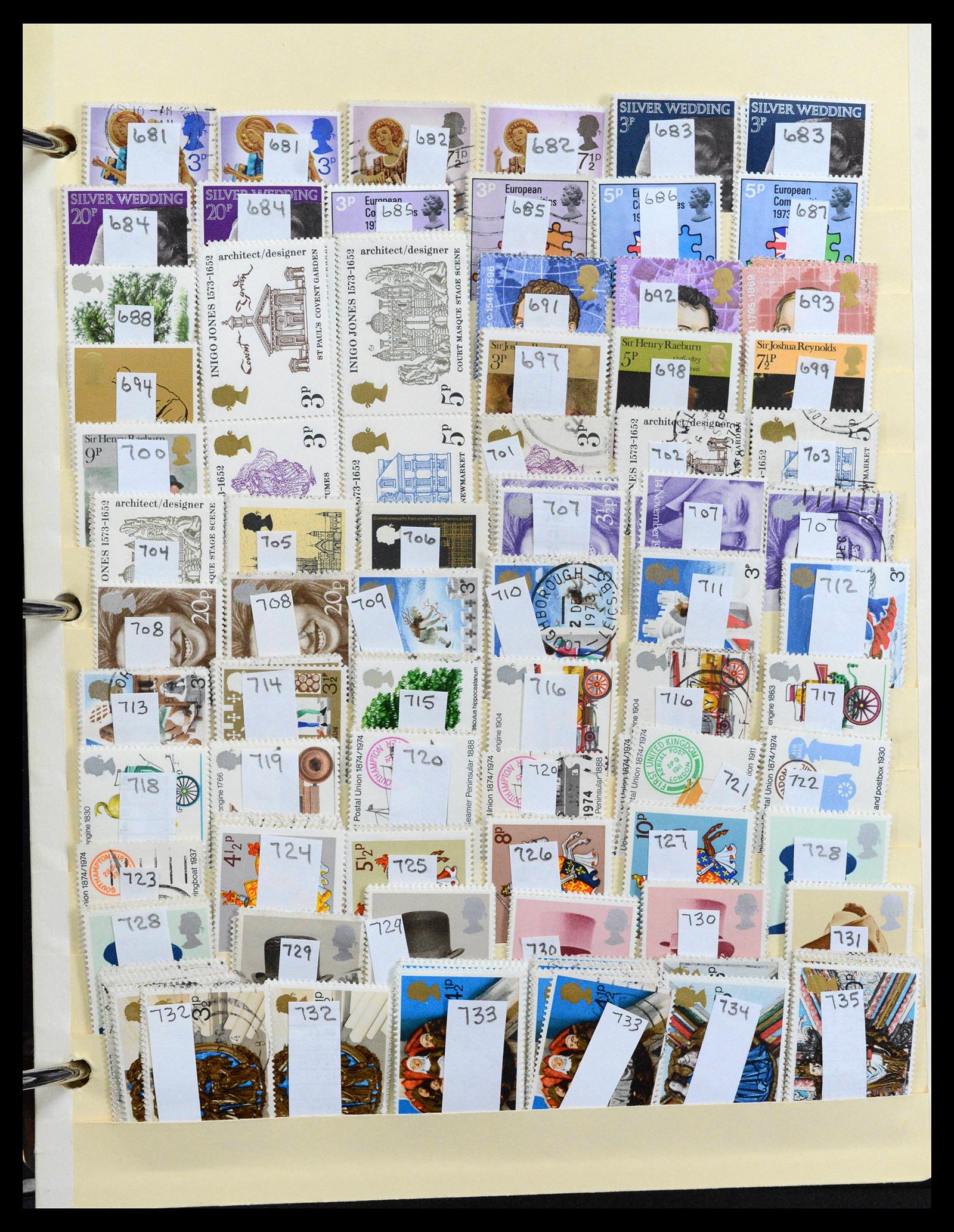 39194 0010 - Postzegelverzameling 39194 Engeland en Kanaaleilanden 1935-2013.