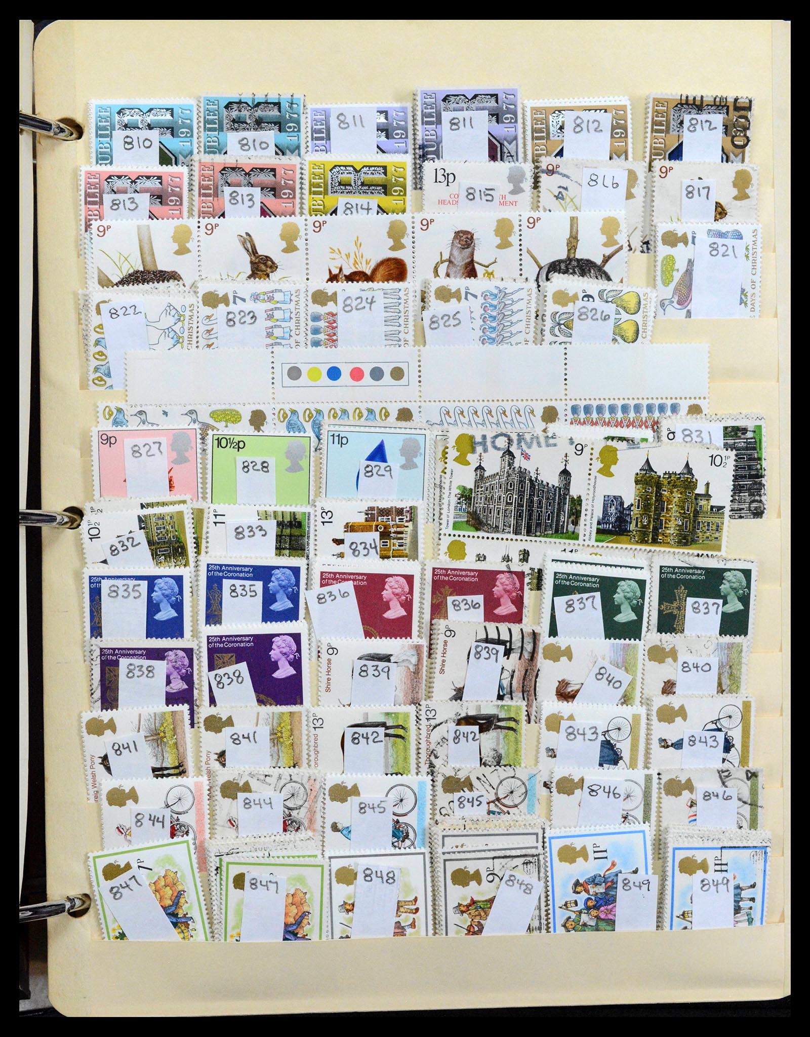 39194 0012 - Postzegelverzameling 39194 Engeland en Kanaaleilanden 1935-2013.