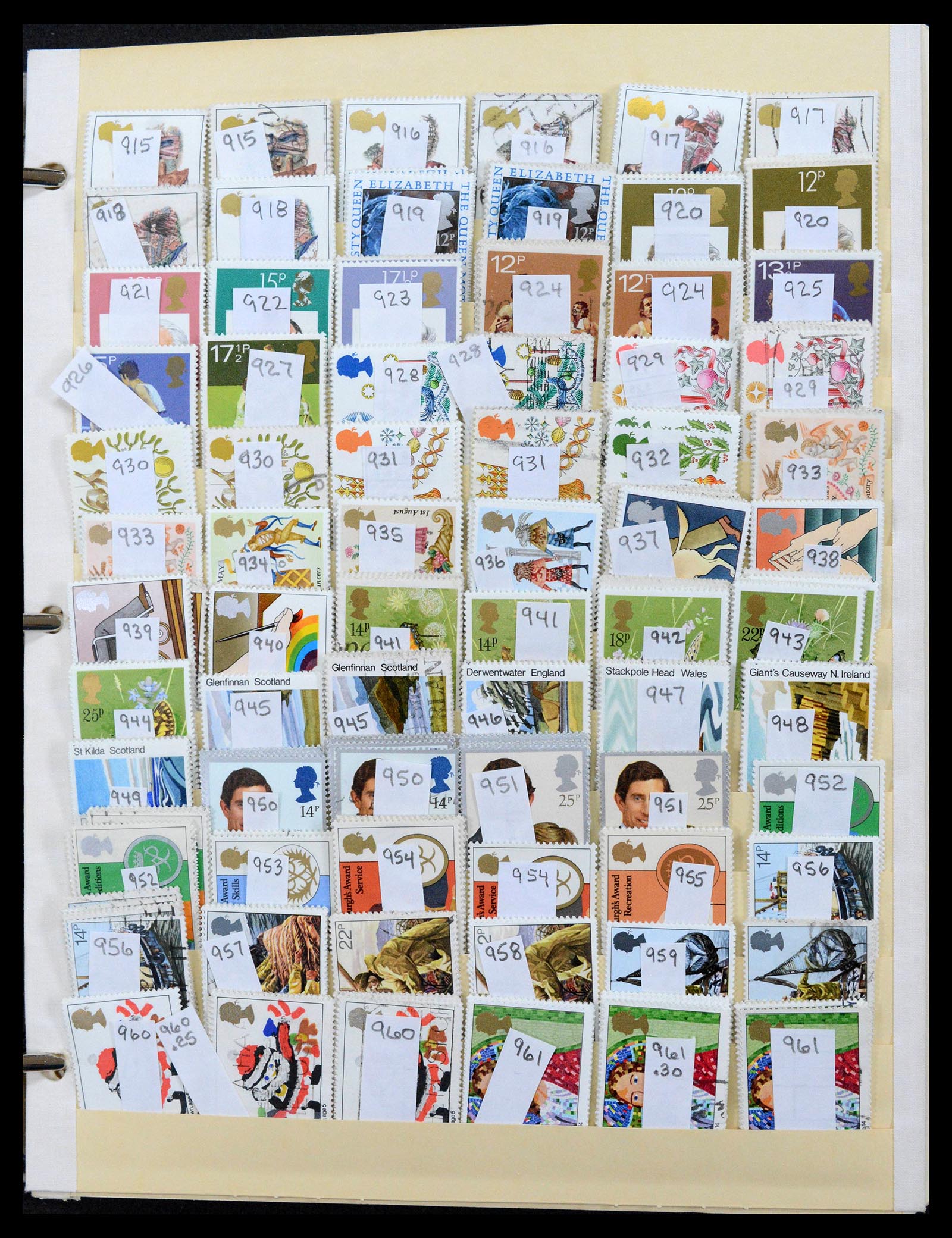 39194 0014 - Postzegelverzameling 39194 Engeland en Kanaaleilanden 1935-2013.