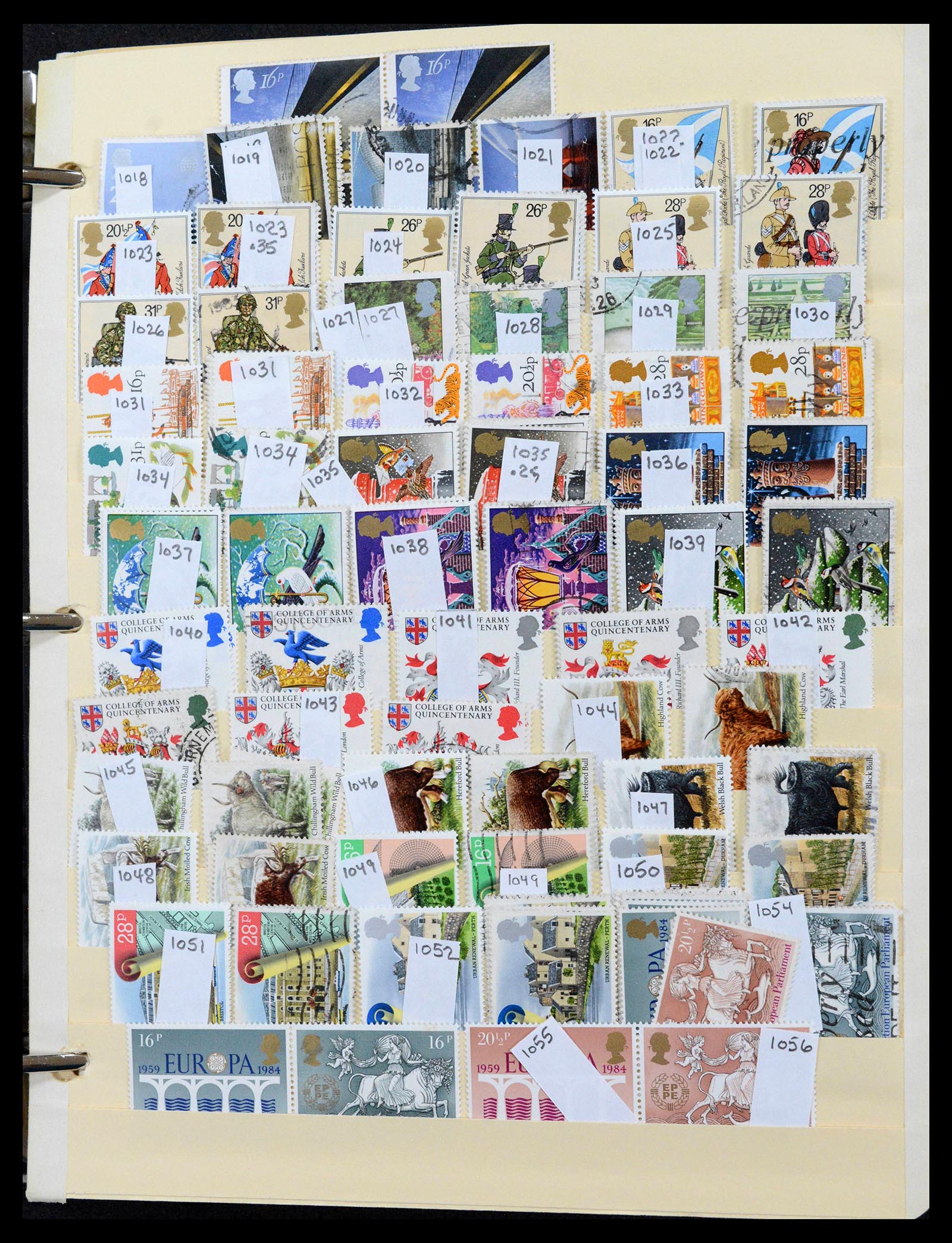 39194 0016 - Postzegelverzameling 39194 Engeland en Kanaaleilanden 1935-2013.
