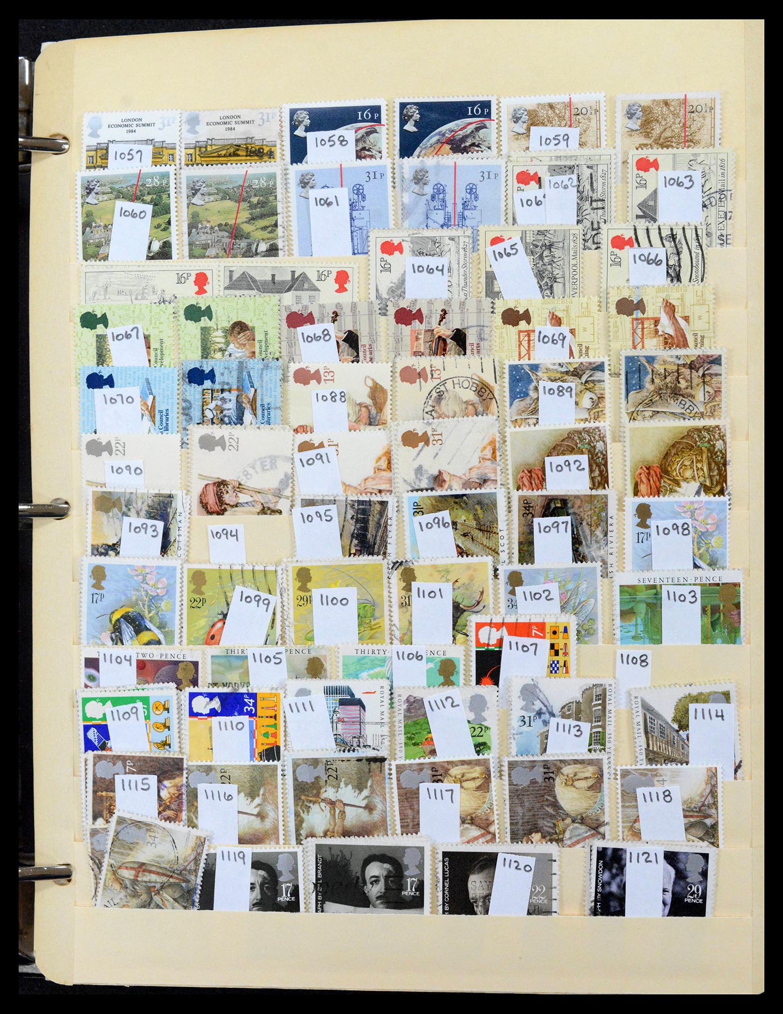 39194 0017 - Postzegelverzameling 39194 Engeland en Kanaaleilanden 1935-2013.