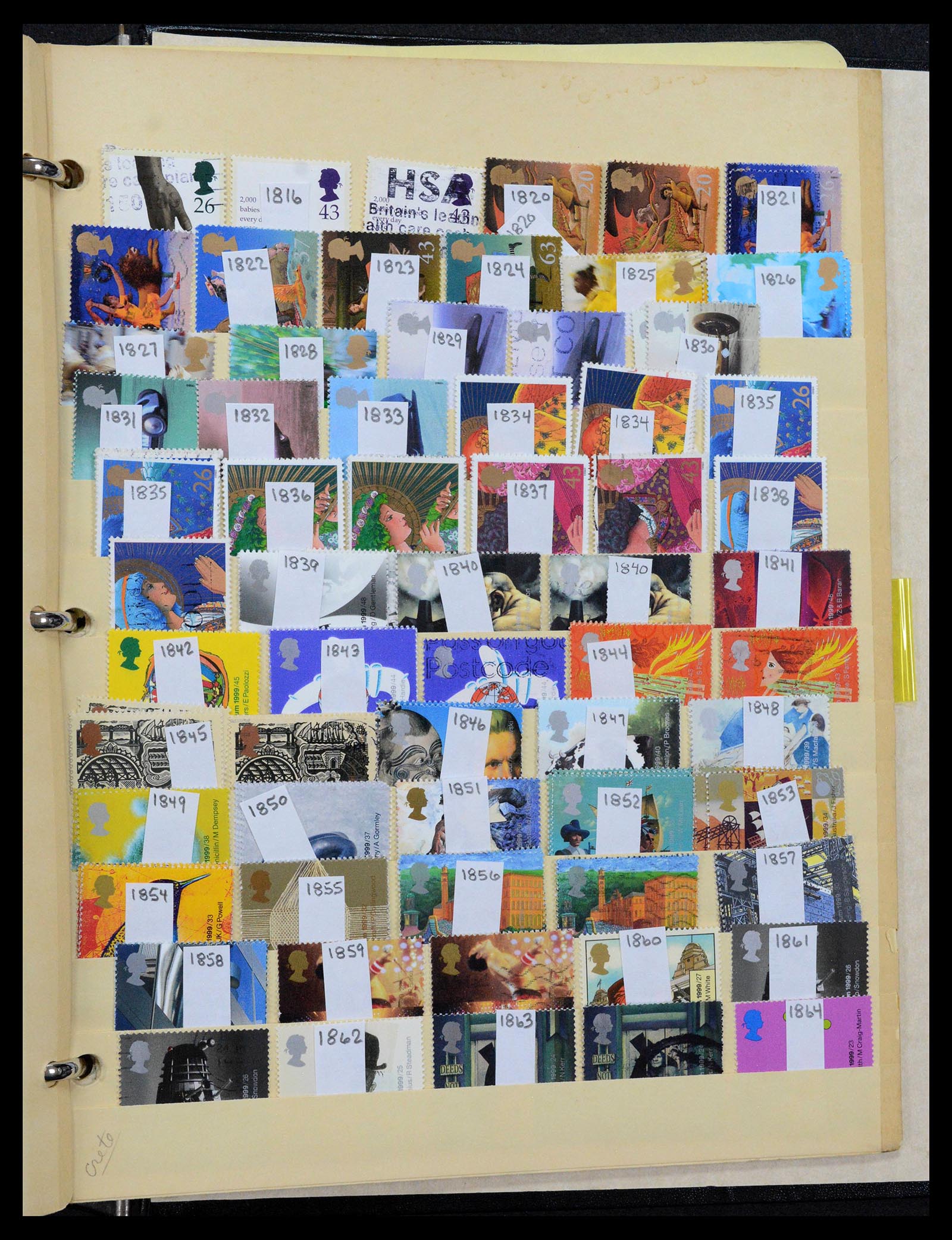 39194 0028 - Postzegelverzameling 39194 Engeland en Kanaaleilanden 1935-2013.