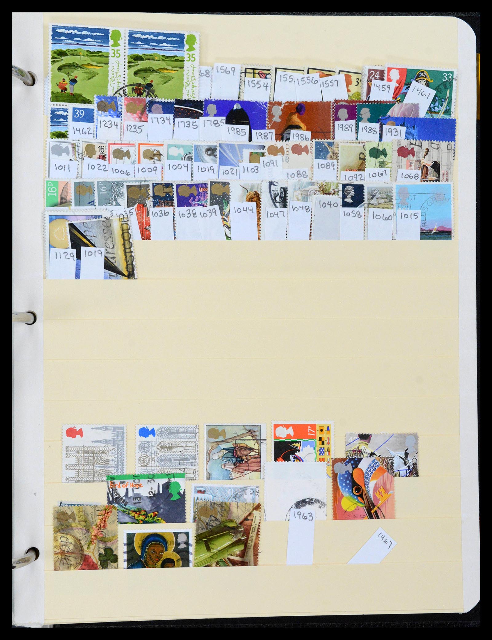 39194 0039 - Postzegelverzameling 39194 Engeland en Kanaaleilanden 1935-2013.