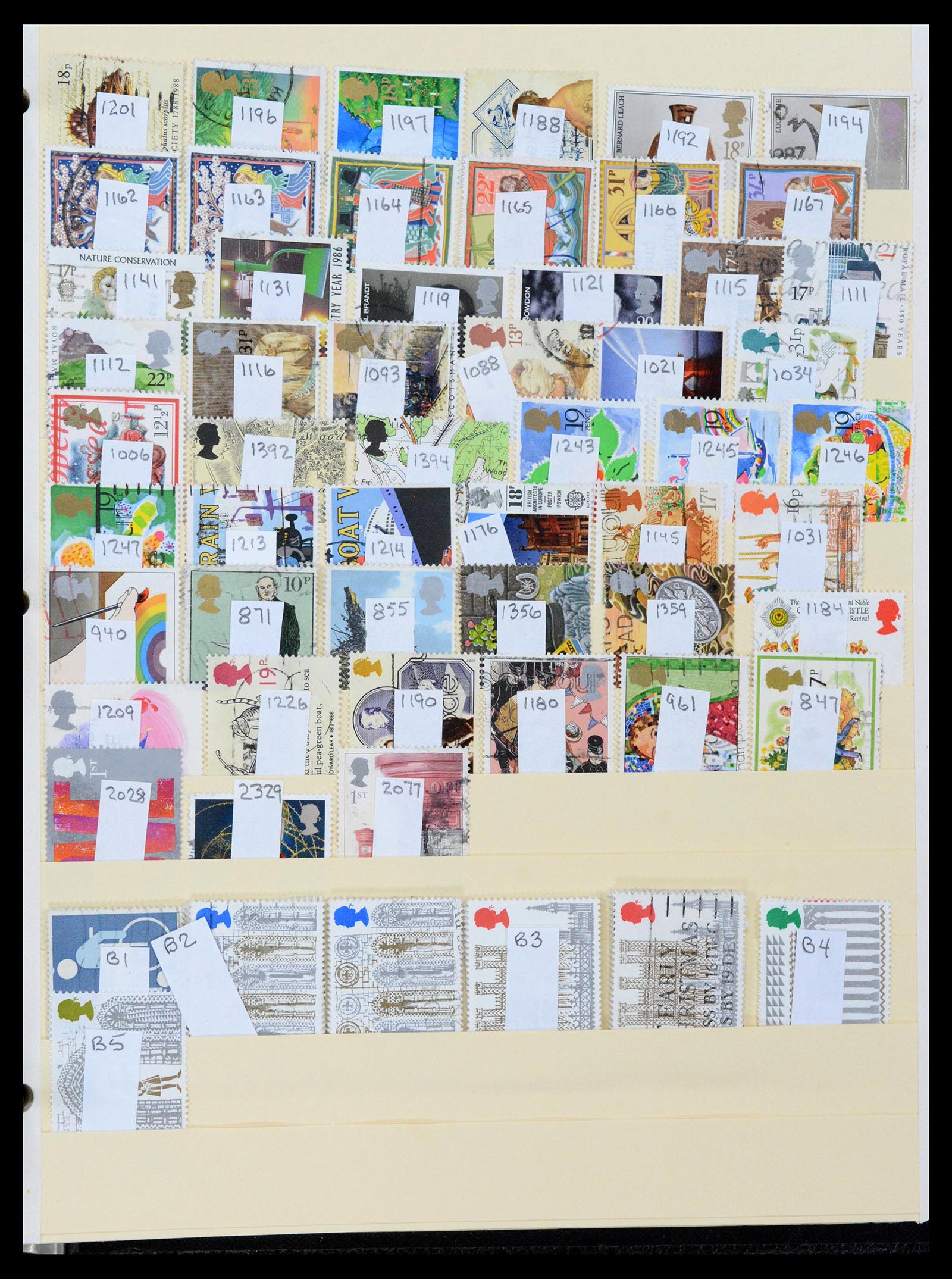 39194 0041 - Postzegelverzameling 39194 Engeland en Kanaaleilanden 1935-2013.