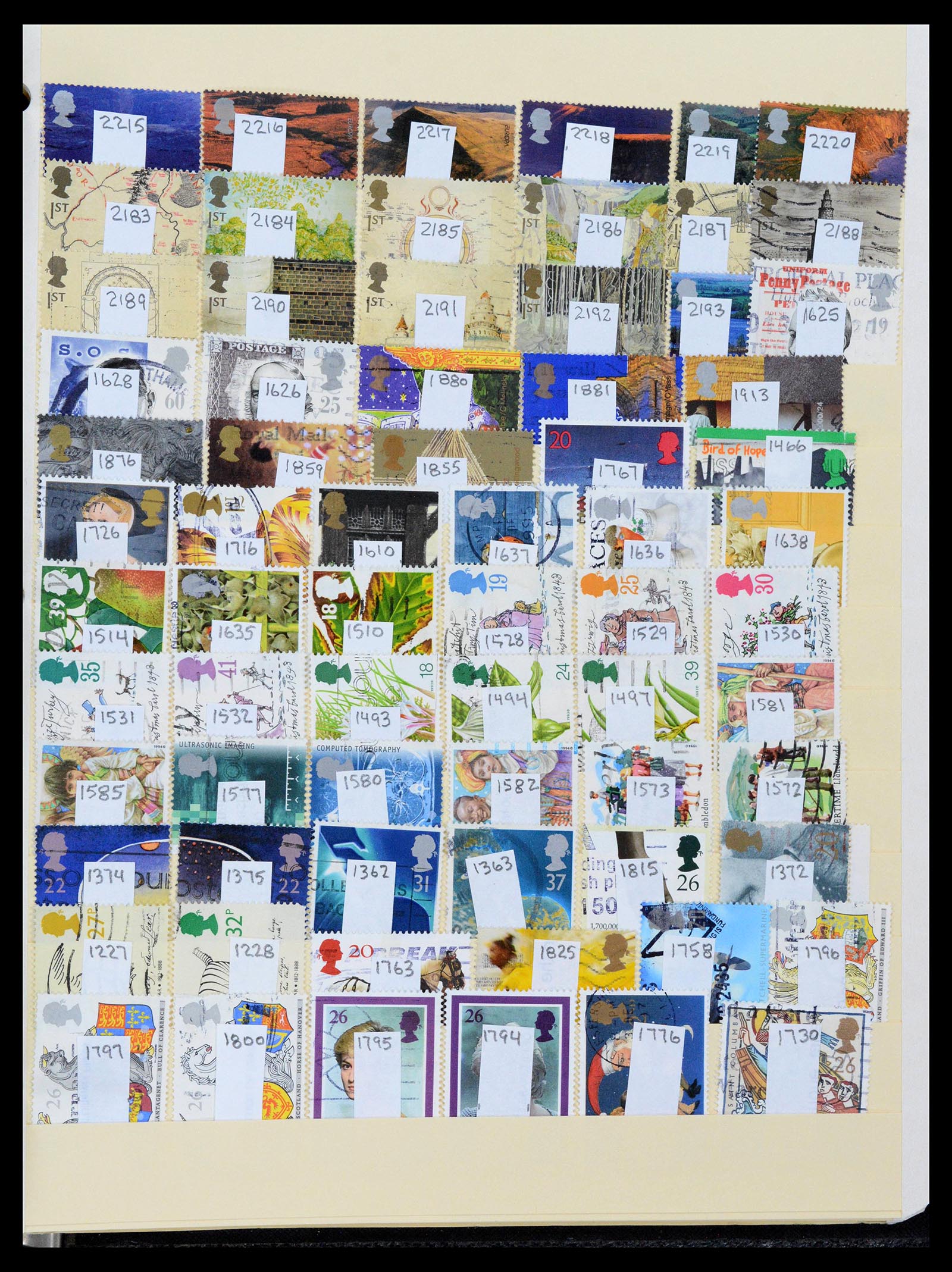 39194 0045 - Postzegelverzameling 39194 Engeland en Kanaaleilanden 1935-2013.
