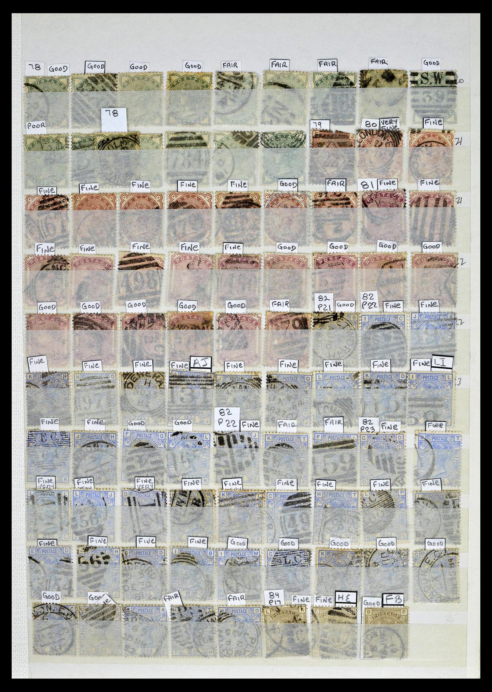 39196 0011 - Stamp collection 39196 Great Britain 1844-1955.