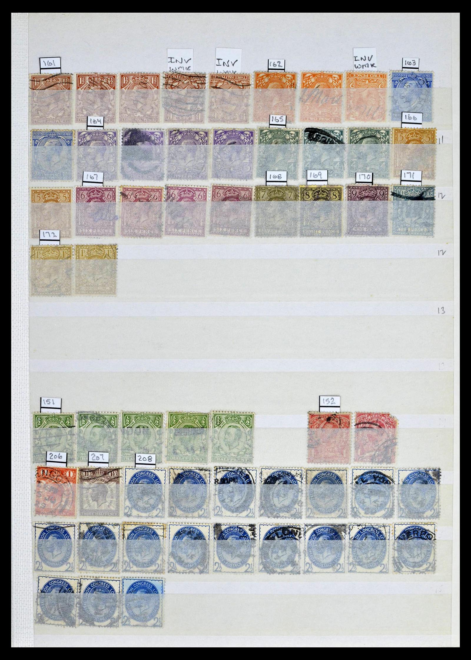 39196 0019 - Postzegelverzameling 39196 Engeland 1844-1955.