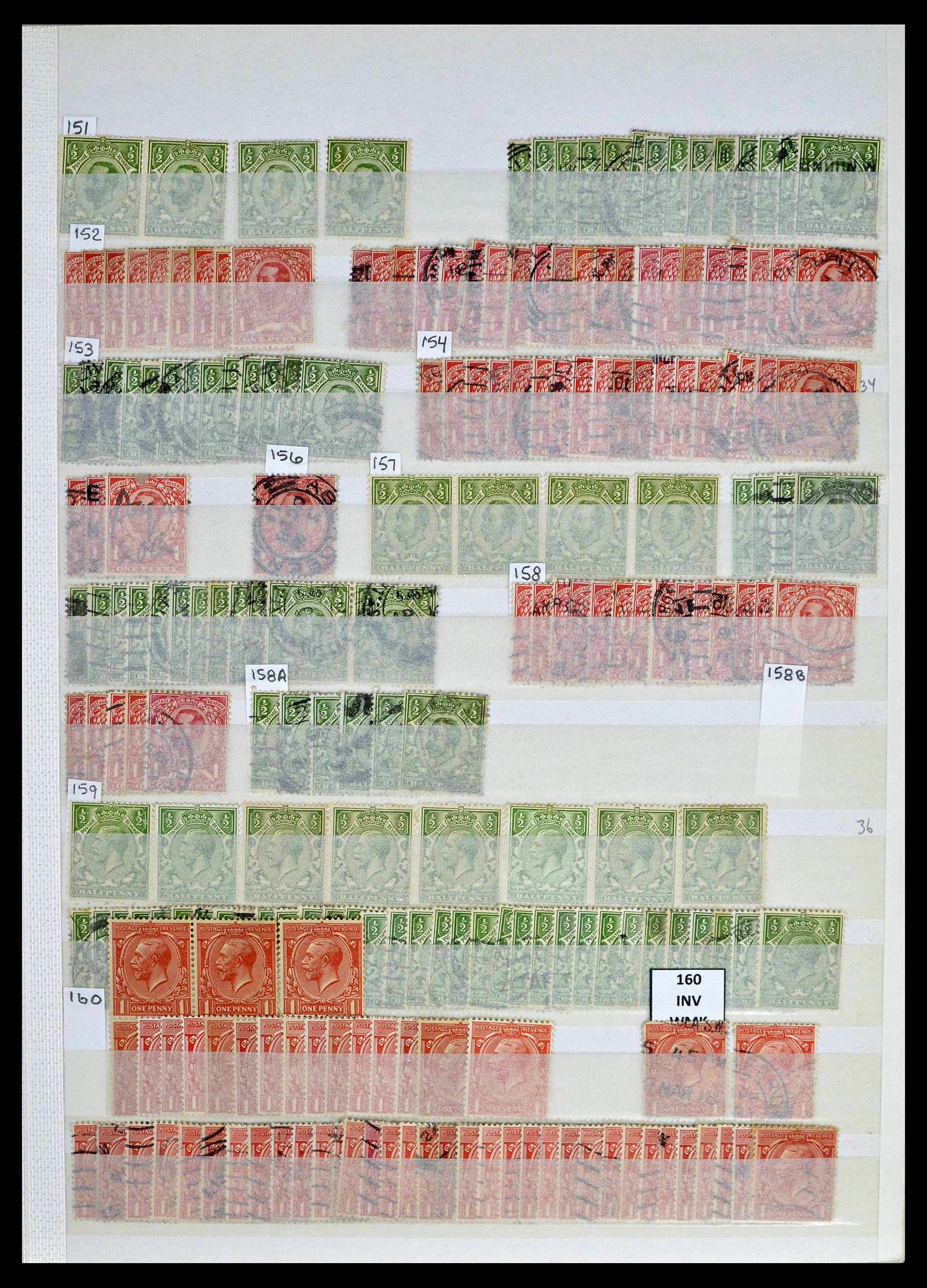 39196 0022 - Postzegelverzameling 39196 Engeland 1844-1955.