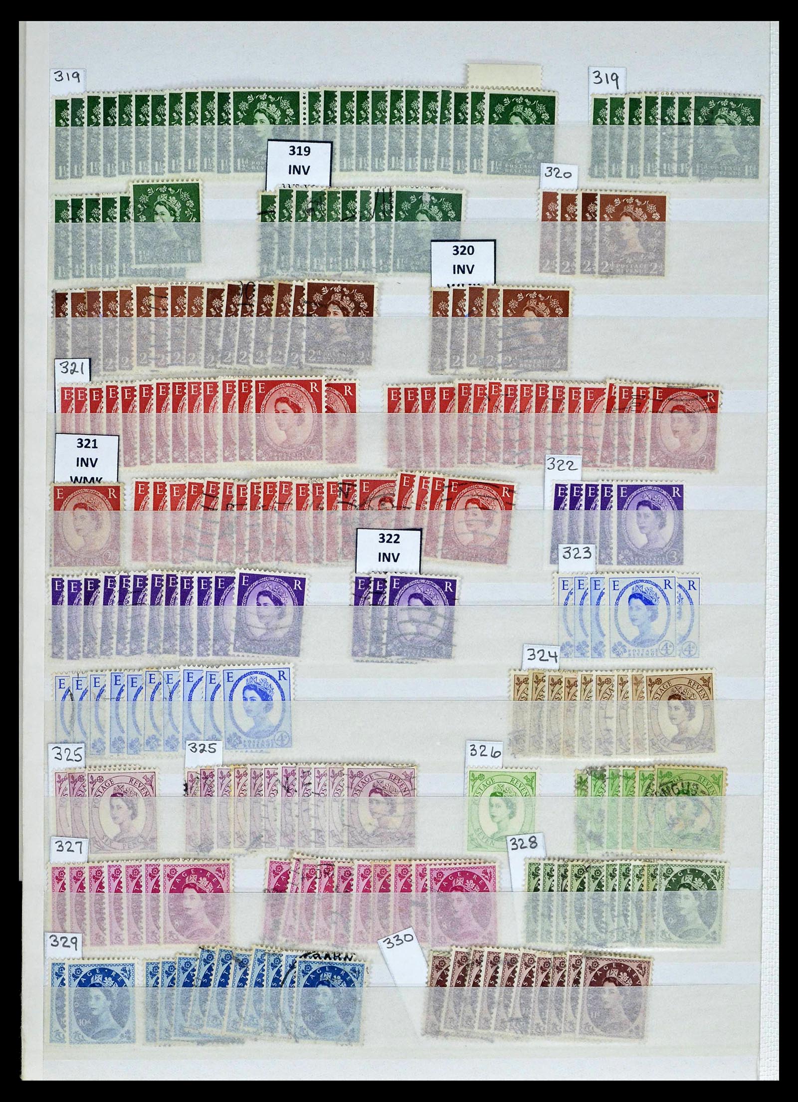 39196 0033 - Postzegelverzameling 39196 Engeland 1844-1955.