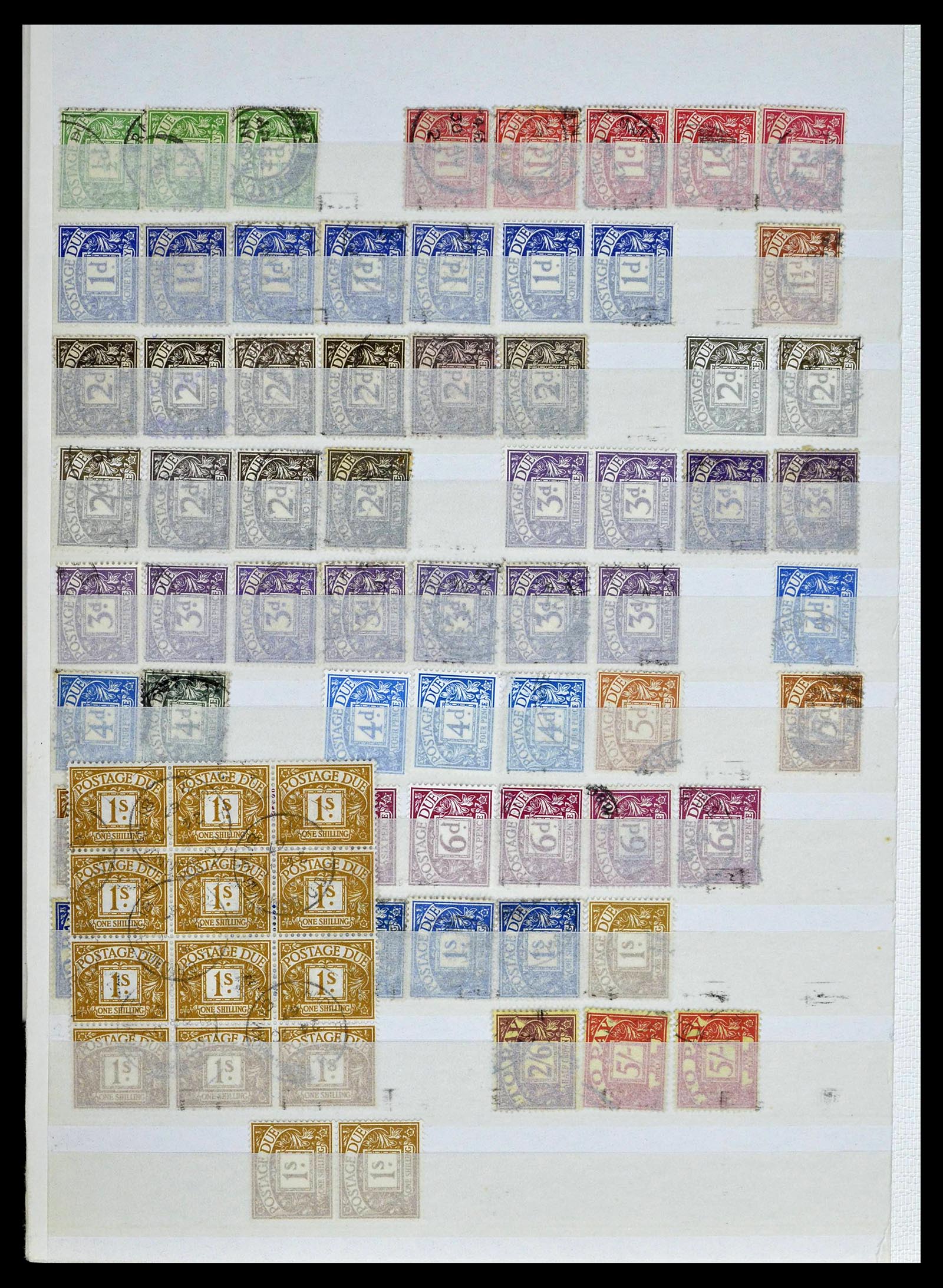 39196 0037 - Stamp collection 39196 Great Britain 1844-1955.