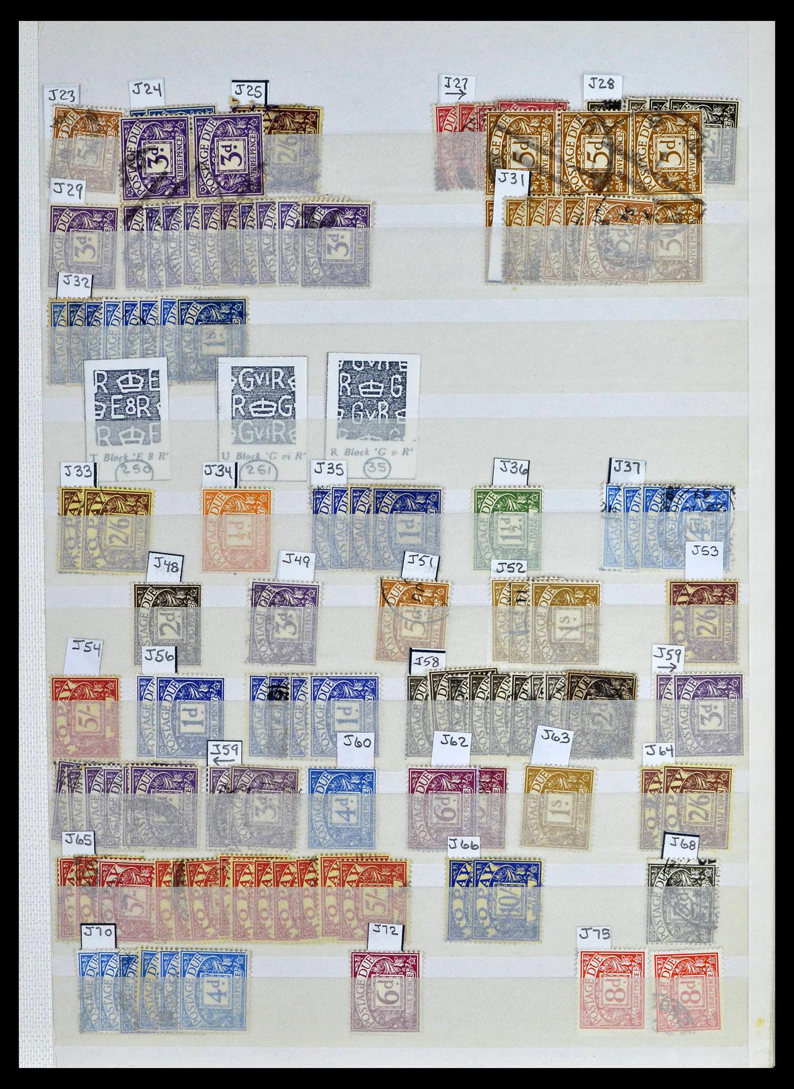 39196 0040 - Postzegelverzameling 39196 Engeland 1844-1955.