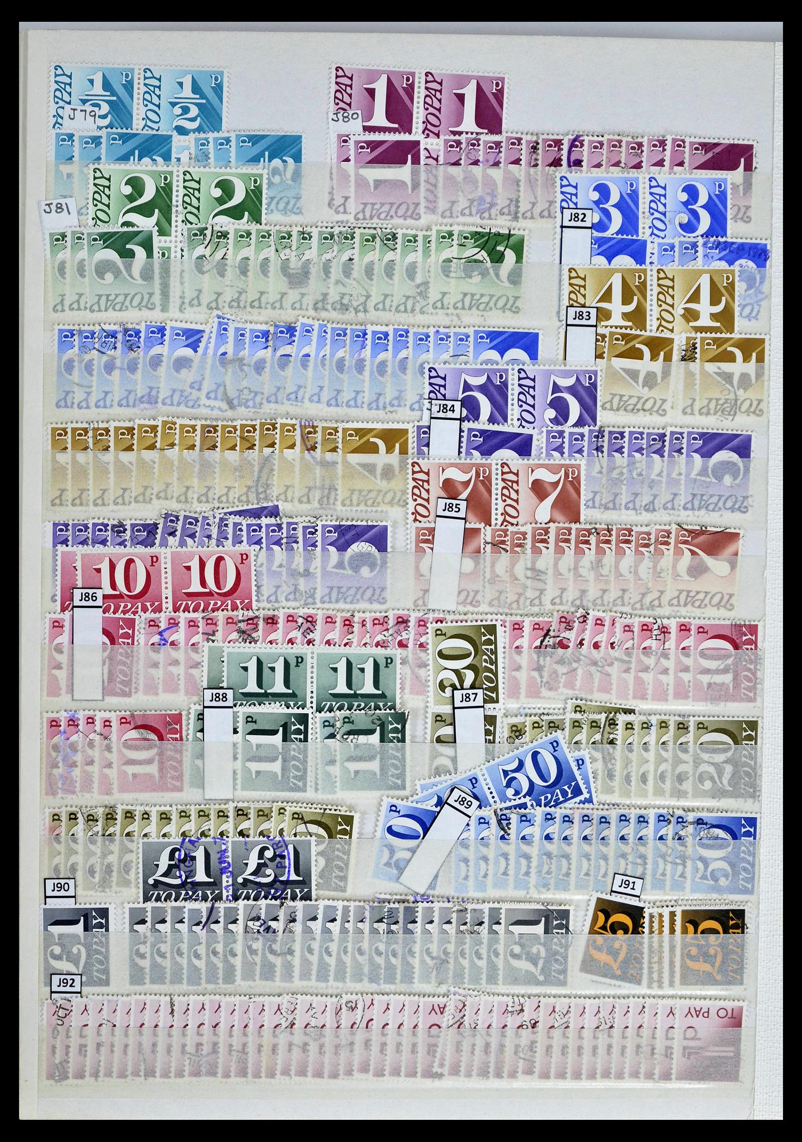 39196 0041 - Postzegelverzameling 39196 Engeland 1844-1955.