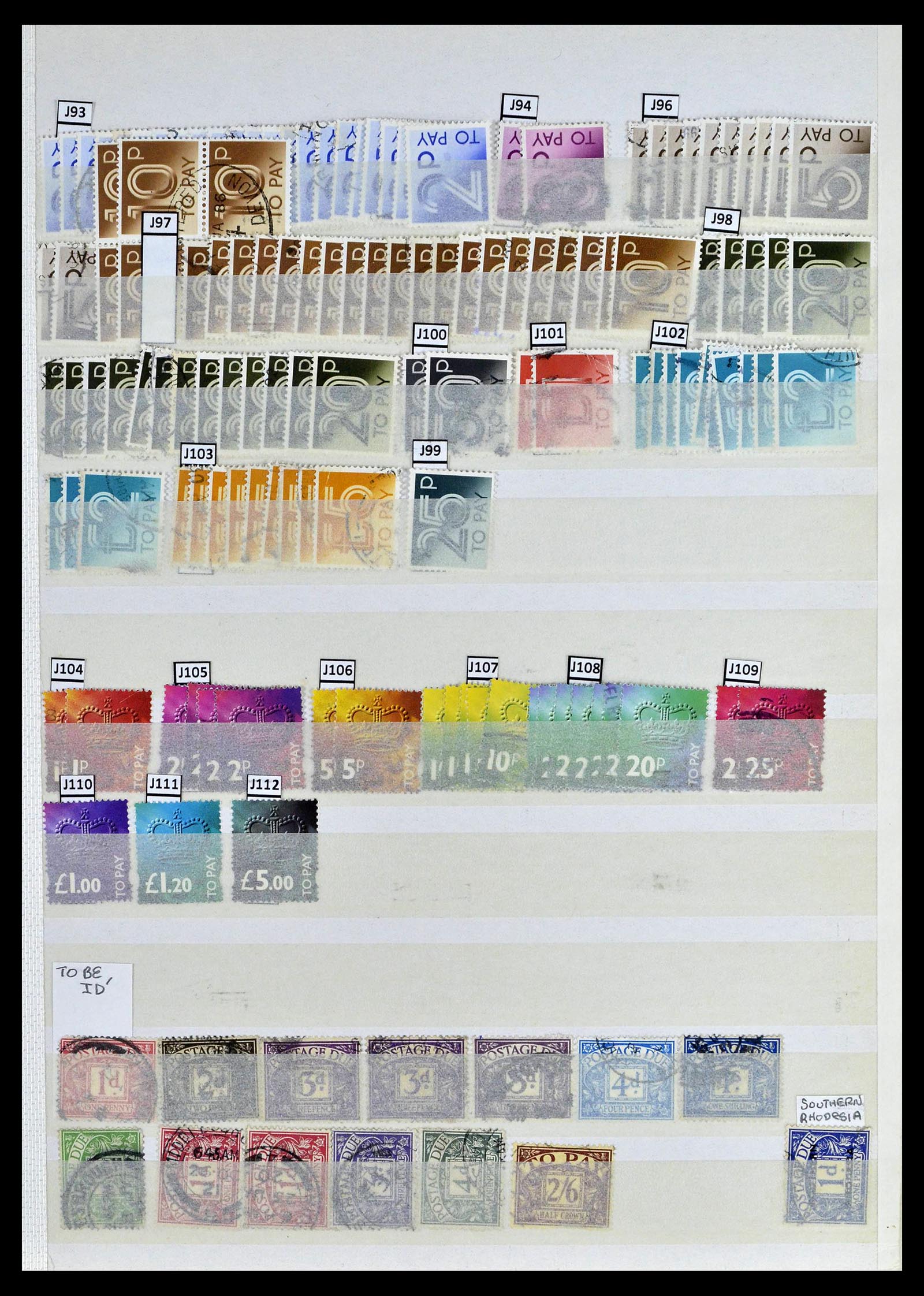 39196 0042 - Postzegelverzameling 39196 Engeland 1844-1955.