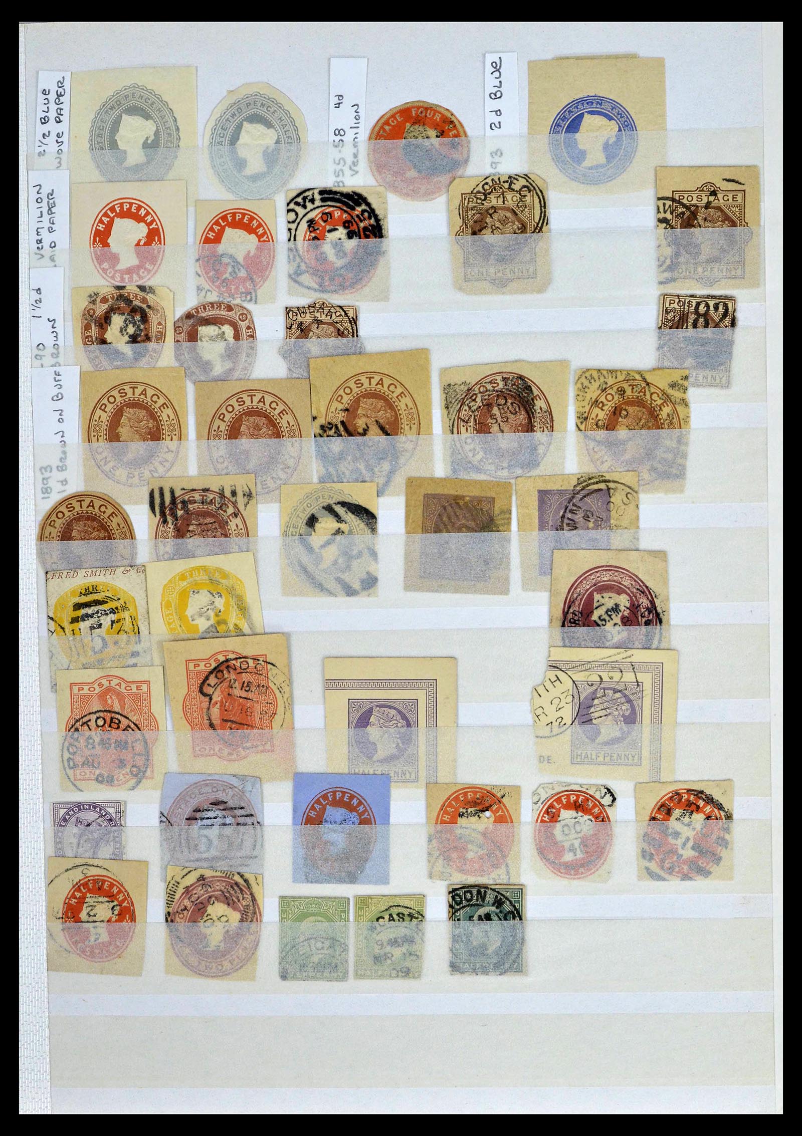 39196 0044 - Postzegelverzameling 39196 Engeland 1844-1955.