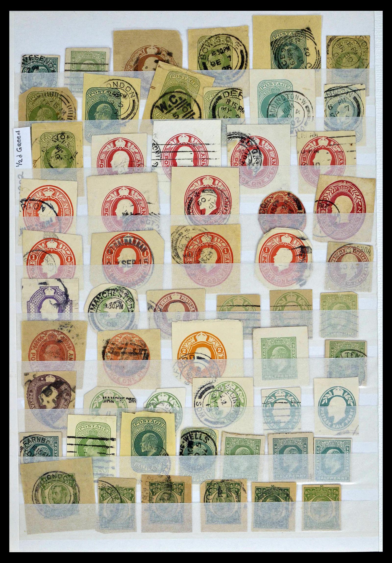 39196 0045 - Postzegelverzameling 39196 Engeland 1844-1955.