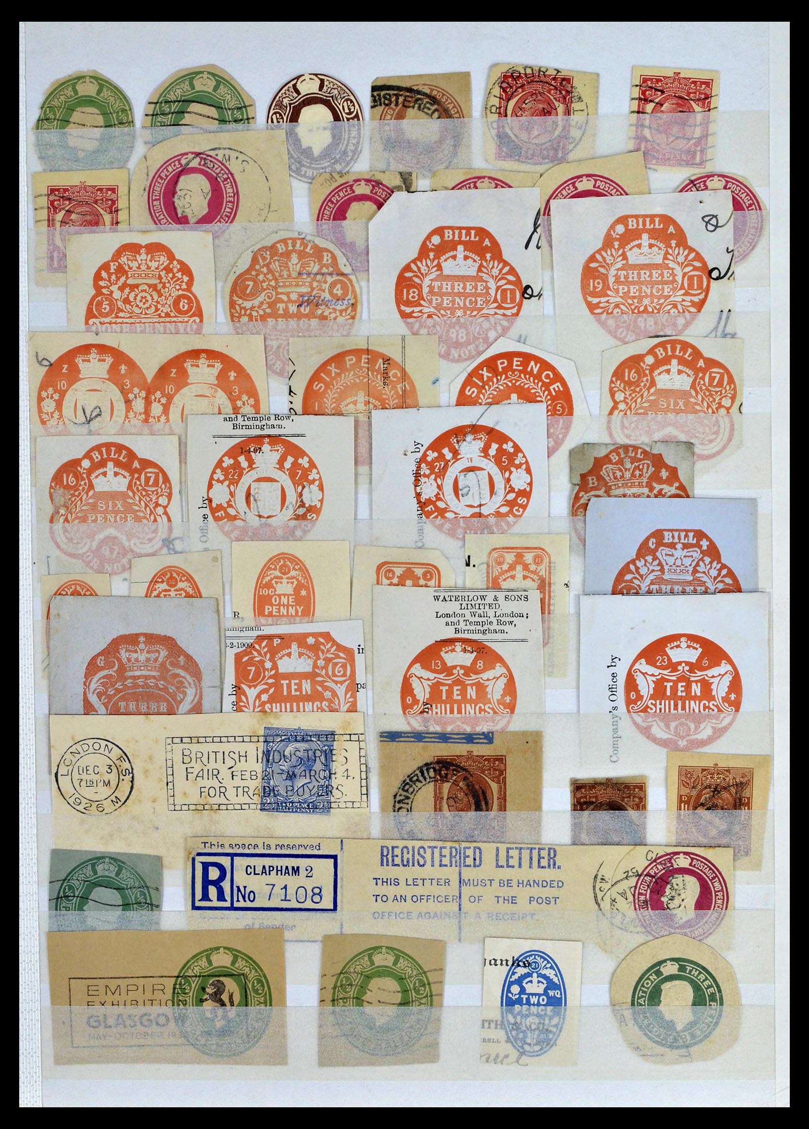 39196 0046 - Postzegelverzameling 39196 Engeland 1844-1955.