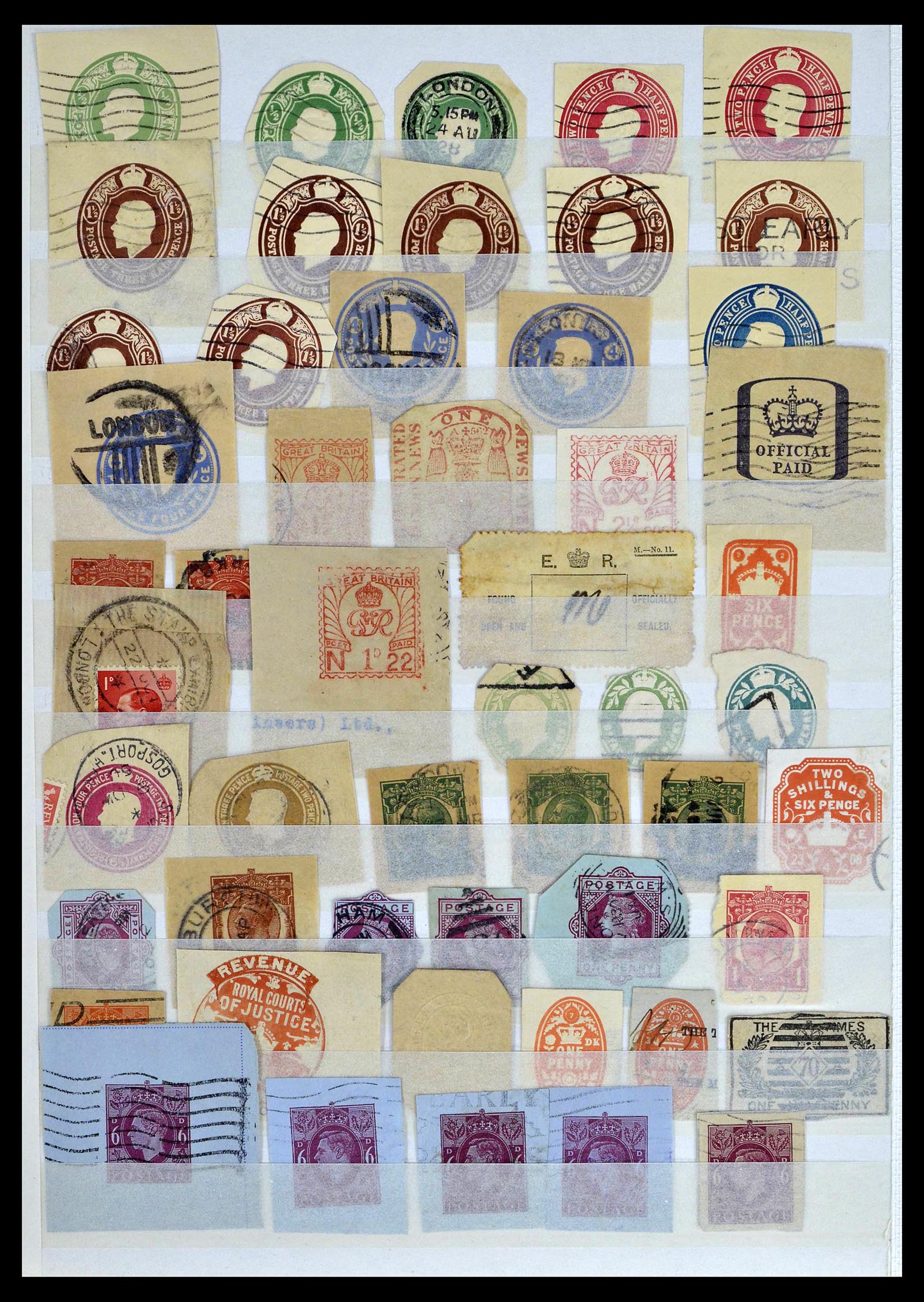39196 0047 - Postzegelverzameling 39196 Engeland 1844-1955.