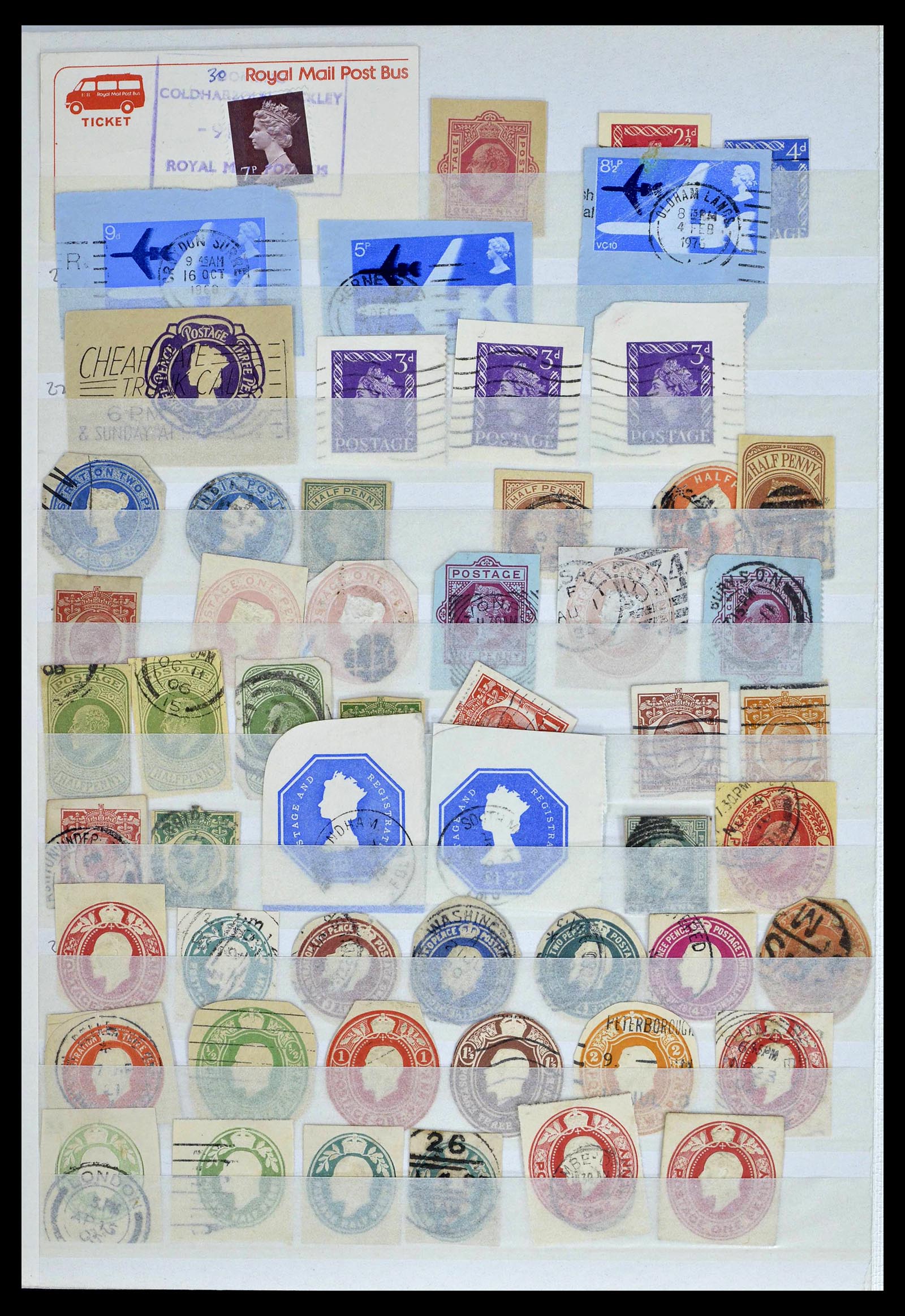 39196 0049 - Postzegelverzameling 39196 Engeland 1844-1955.