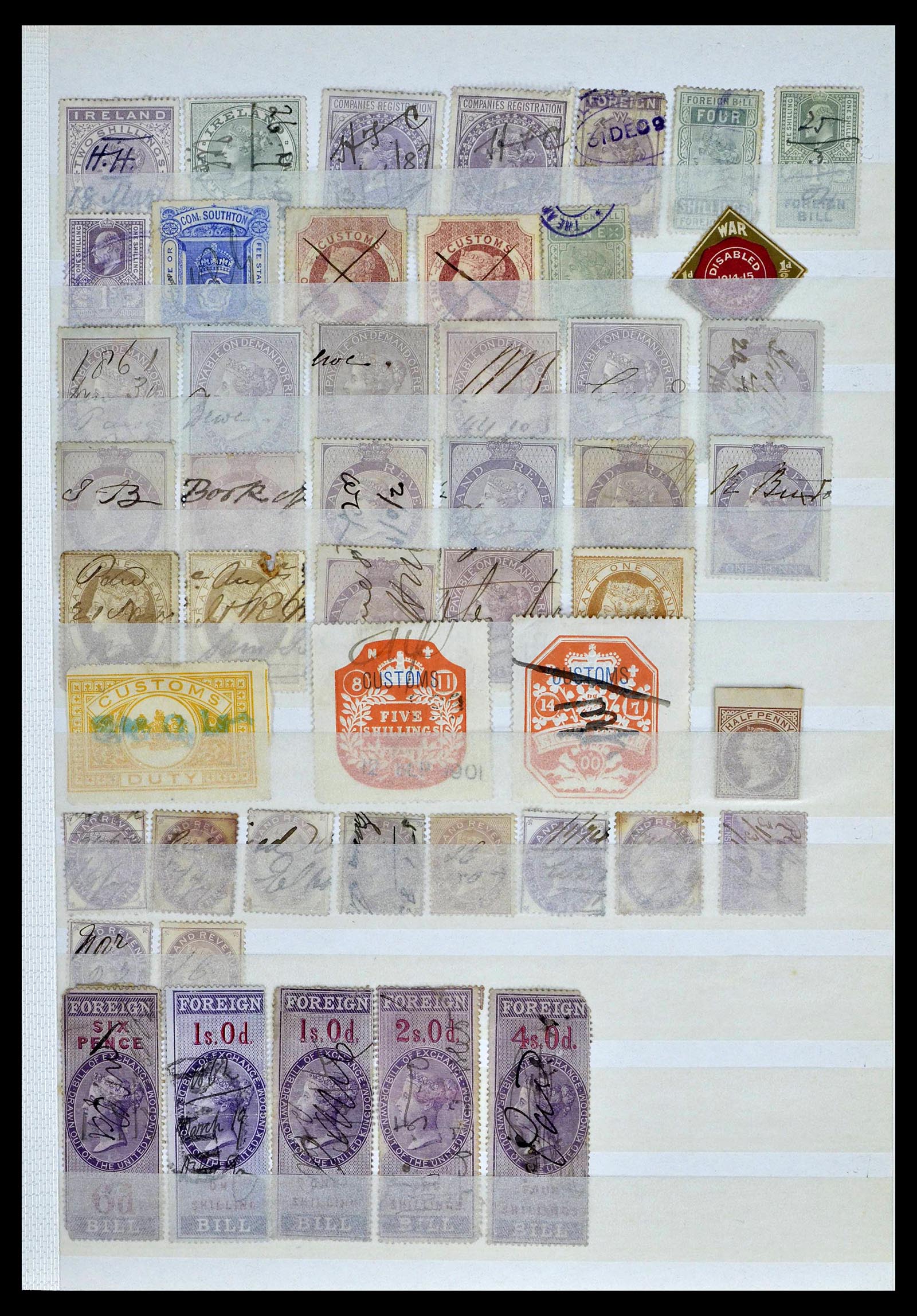 39196 0050 - Postzegelverzameling 39196 Engeland 1844-1955.