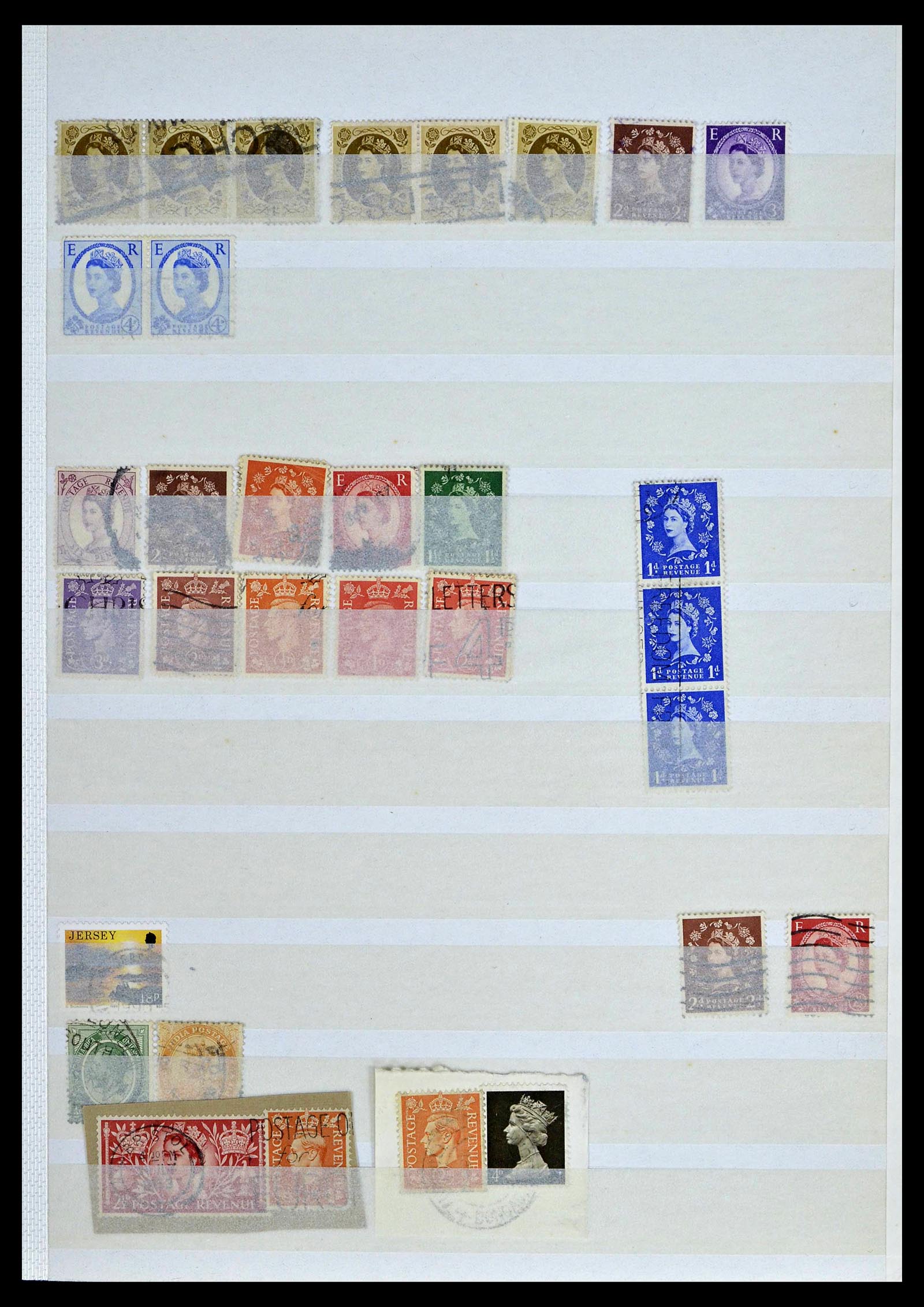 39196 0052 - Stamp collection 39196 Great Britain 1844-1955.